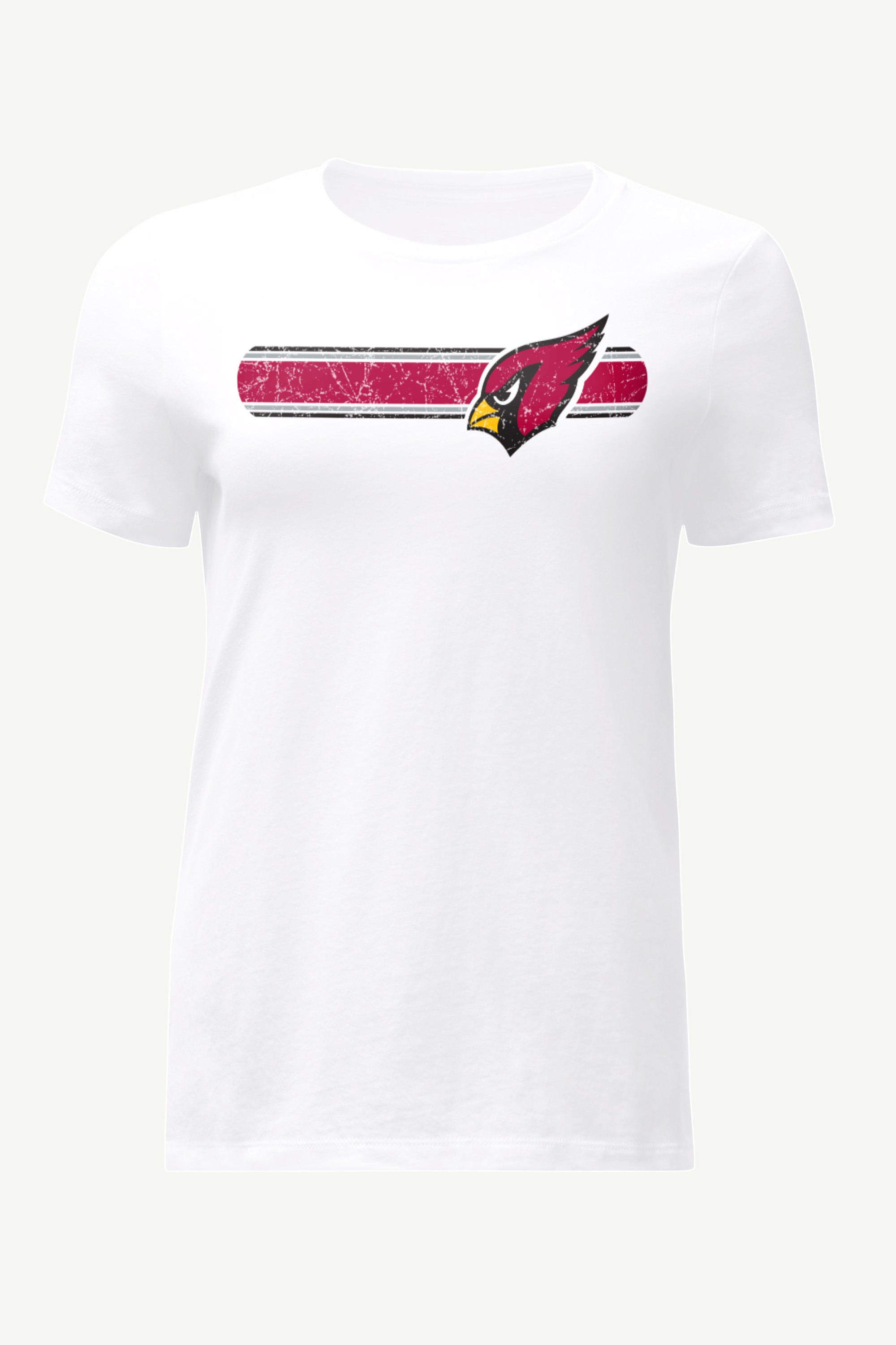 WOMENS ARIZONA CARDINALS STRIPE T SHIRT View 1 | Arizona Cardinals WOMENS ARIZONA CARDINALS STRIPE T SHIRT View 1 | Arizona Cardinals