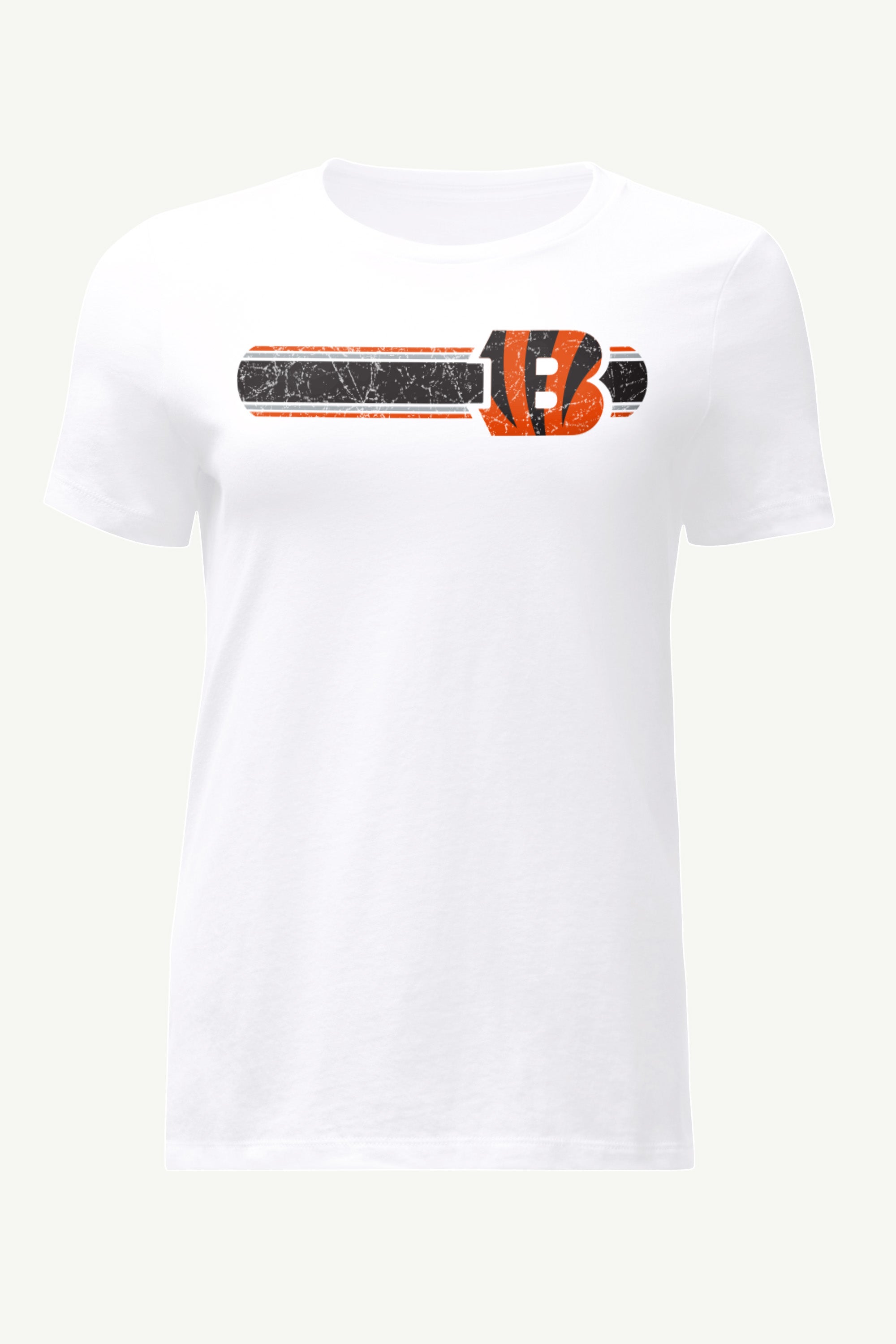 WOMENS CINCINATI BENGALS STRIPE T SHIRT View 1 | Cincinnati Bengals WOMENS CINCINATI BENGALS STRIPE T SHIRT View 1 | Cincinnati Bengals