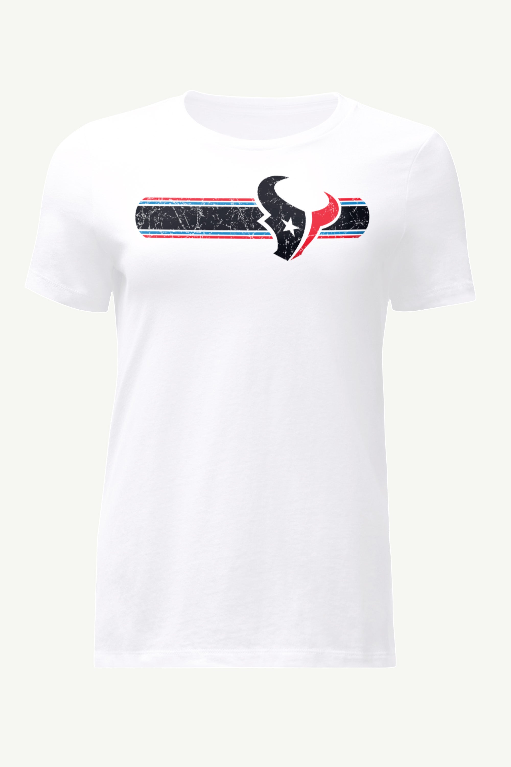 WOMENS HOUSTON TEXANS STRIPE T SHIRT View 1 | Houston Texans WOMENS HOUSTON TEXANS STRIPE T SHIRT View 1 | Houston Texans