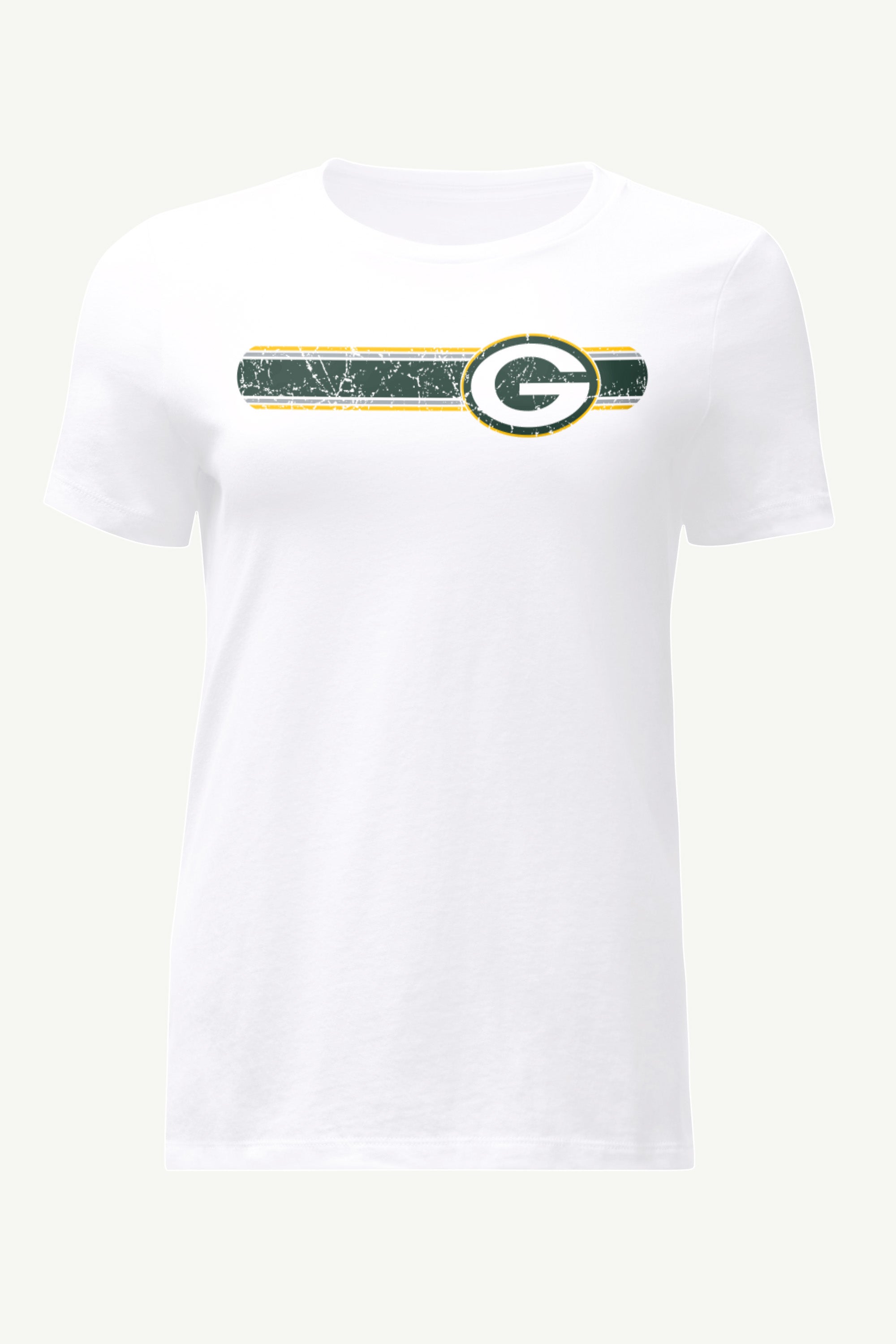 WOMENS GREEN BAY PACKERS STRIPE T SHIRT View 1 | Green Bay Packers WOMENS GREEN BAY PACKERS STRIPE T SHIRT View 1 | Green Bay Packers