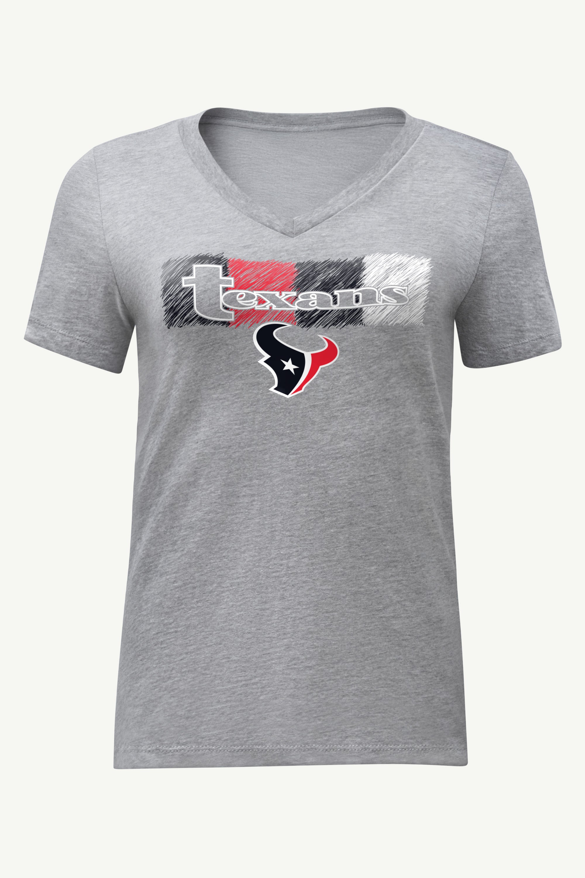 WOMENS HOUSTON TEXANS COLOR SHADDING V-NECK T SHIRT View 1 | Houston Texans WOMENS HOUSTON TEXANS COLOR SHADDING V-NECK T SHIRT View 1 | Houston Texans