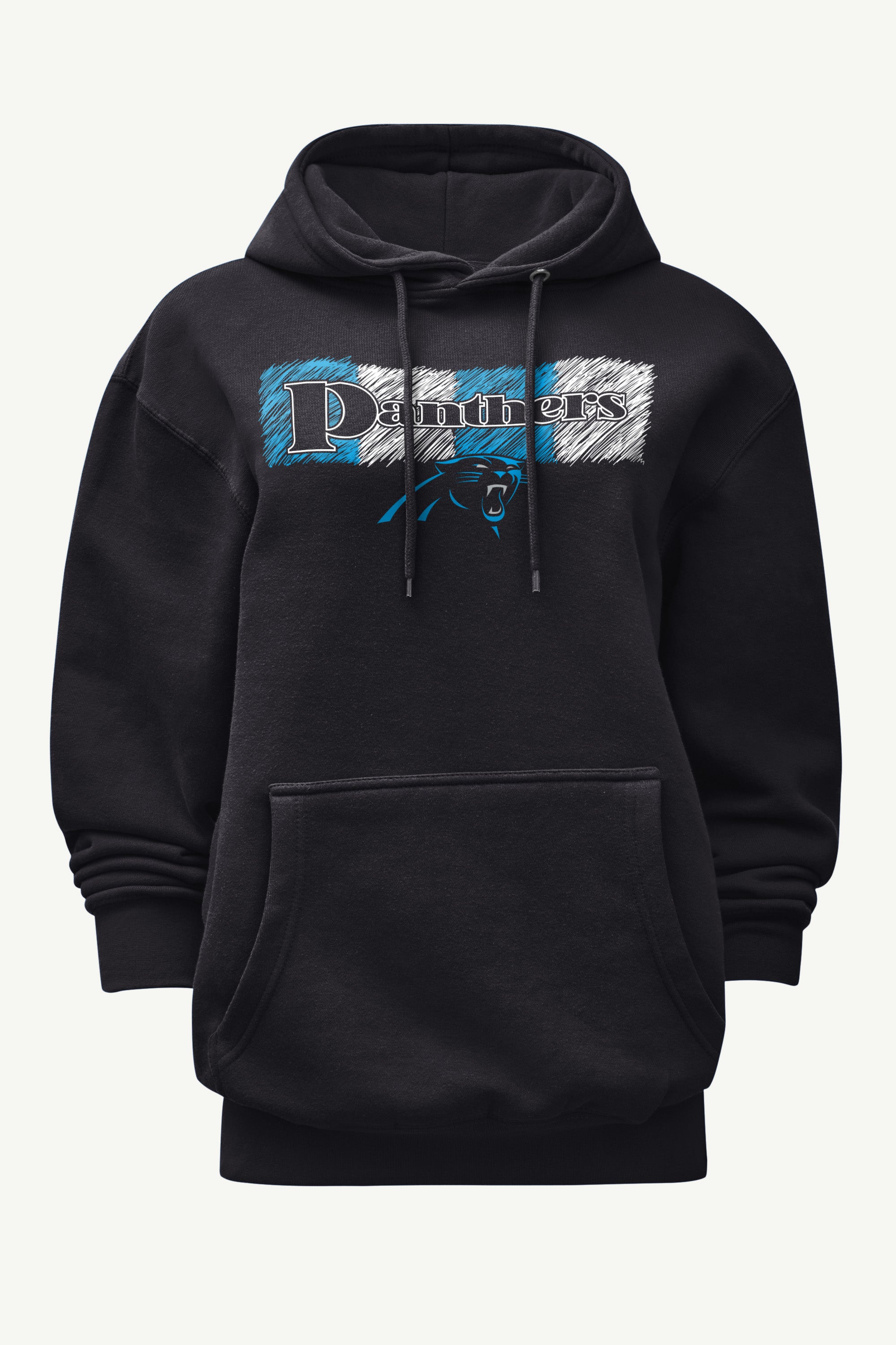 WOMENS CAROLINA PANTHERS COLOR SHADDING HOODIE View 1 | Carolina Panthers WOMENS CAROLINA PANTHERS COLOR SHADDING HOODIE View 1 | Carolina Panthers