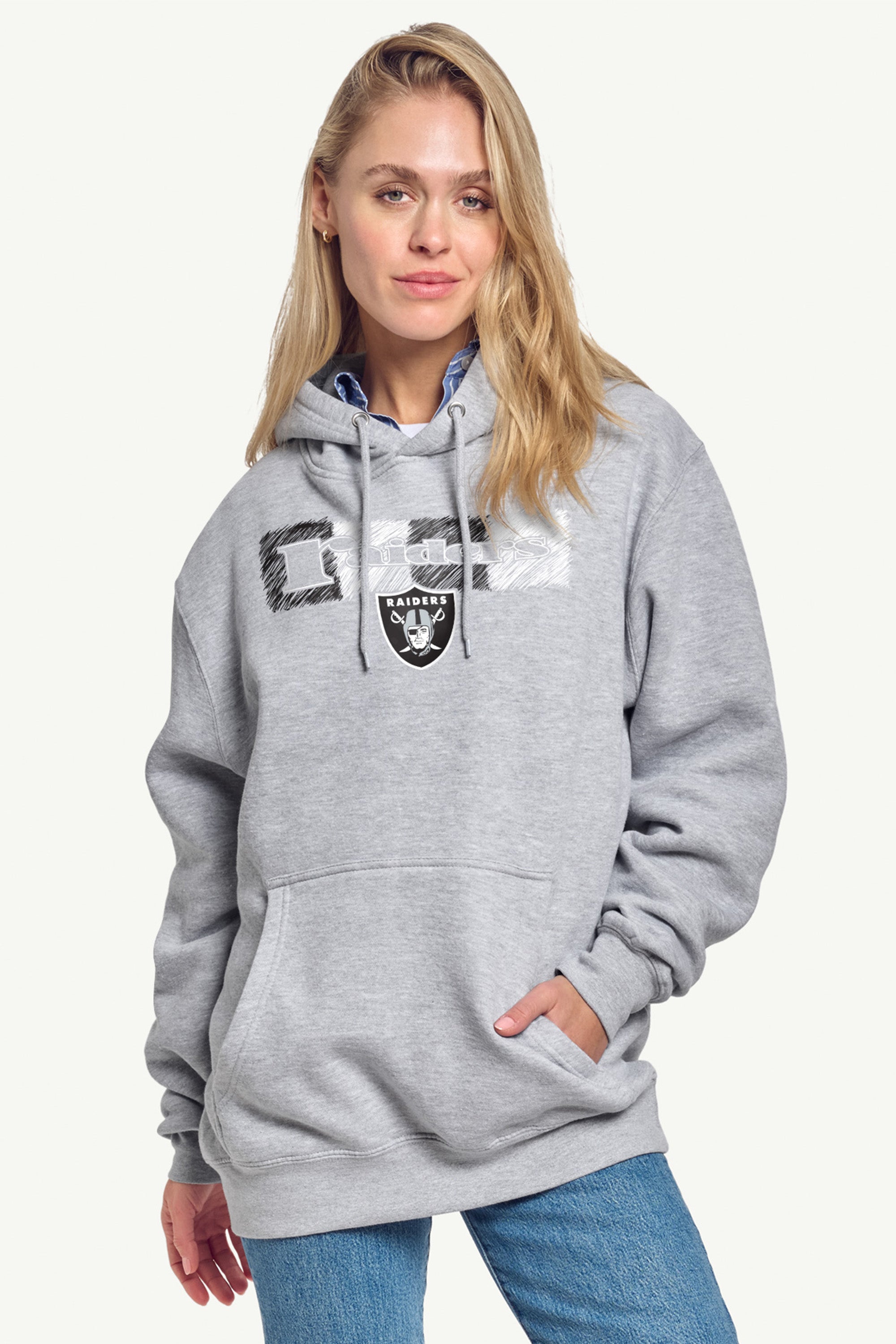 WOMENS LAS VEGAS RAIDERS COLOR SHADDING HOODIE View 2 | NFL WOMENS LAS VEGAS RAIDERS COLOR SHADDING HOODIE View 2 | NFL