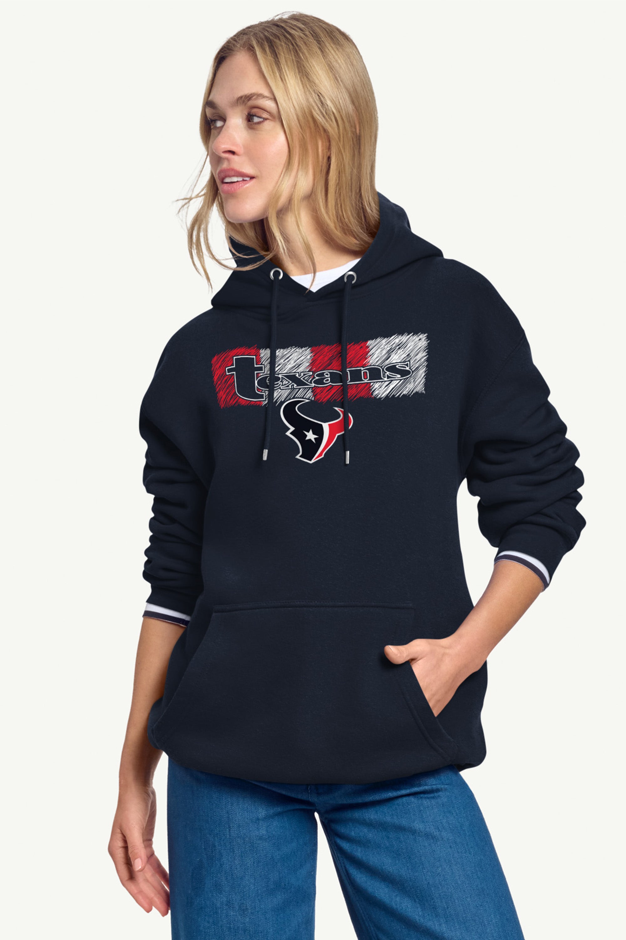 WOMENS HOUSTON TEXANS COLOR SHADDING HOODIE View 2 | Houston Texans WOMENS HOUSTON TEXANS COLOR SHADDING HOODIE View 2 | Houston Texans