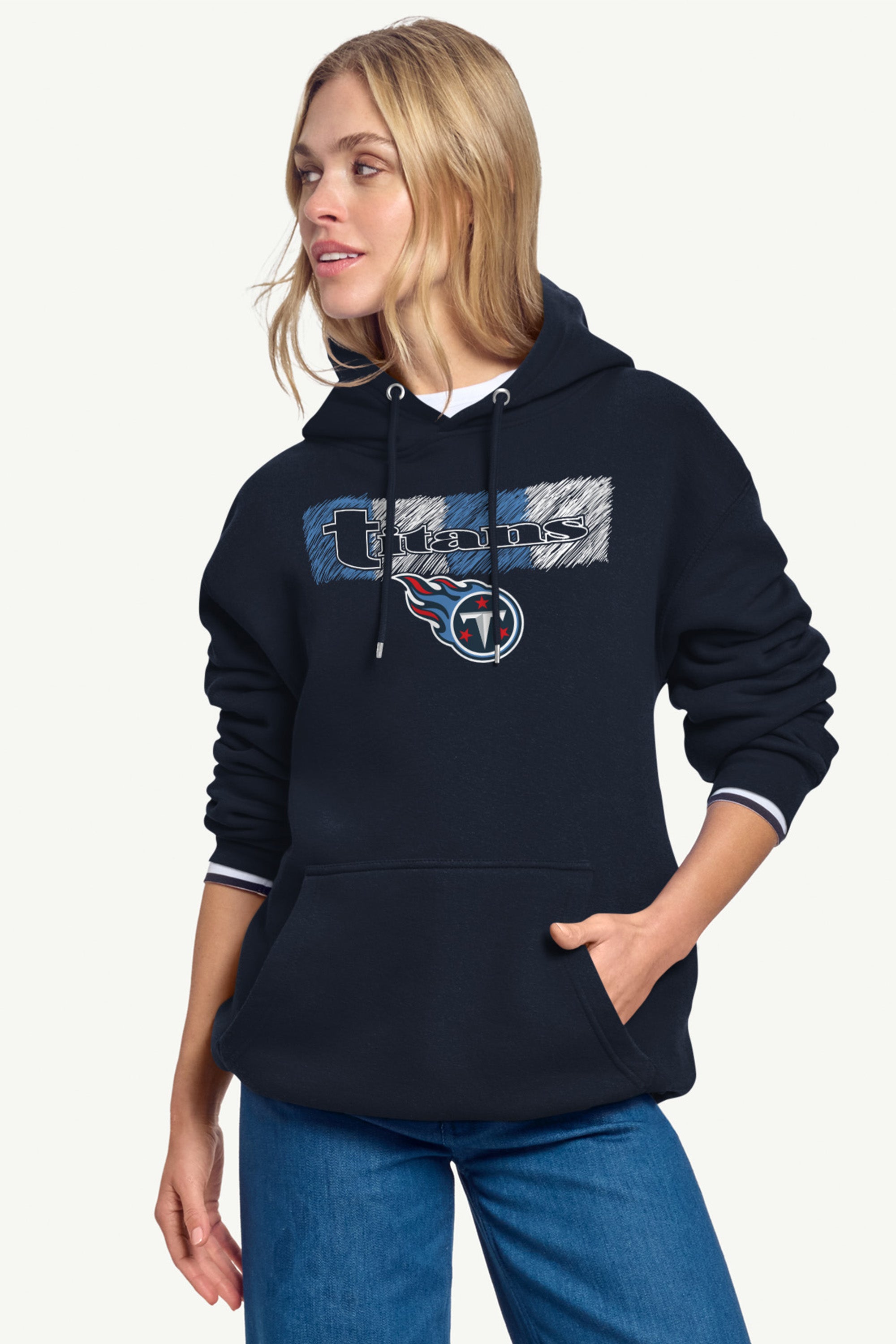 WOMENS TENNESSEE TITANS COLOR SHADDING HOODIE View 2 | NFL WOMENS TENNESSEE TITANS COLOR SHADDING HOODIE View 2 | NFL