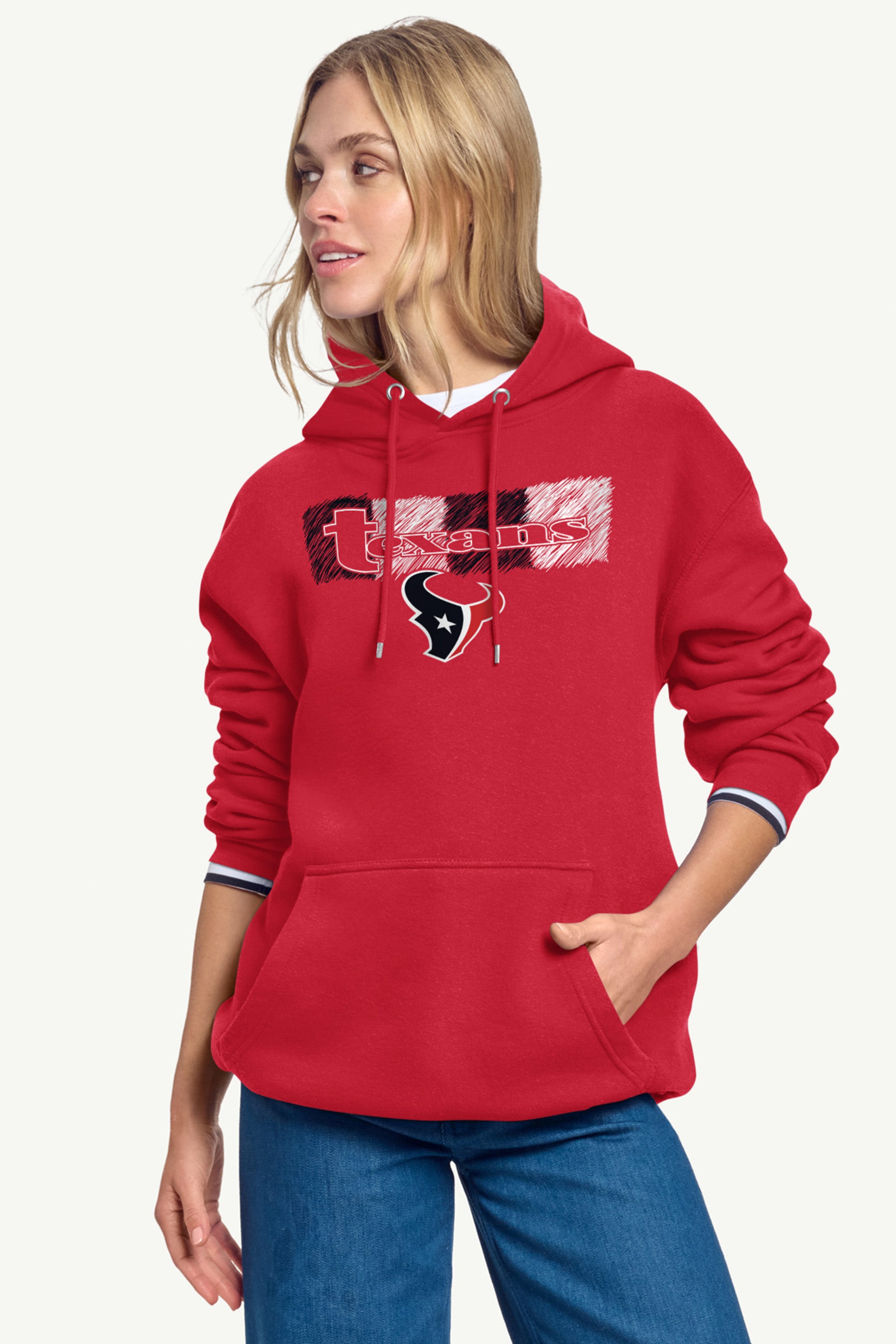 WOMENS HOUSTON TEXANS COLOR SHADDING HOODIE View 2 | Houston Texans WOMENS HOUSTON TEXANS COLOR SHADDING HOODIE View 2 | Houston Texans