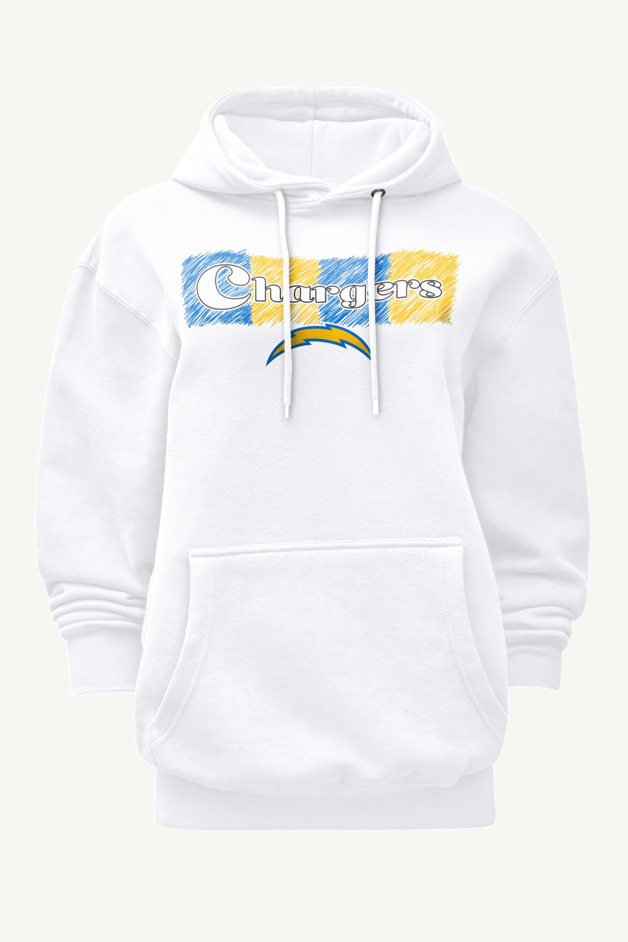 WOMENS LOS ANGELES CHARGERS COLOR SHADDING HOODIE View 1 | Los Angeles Chargers WOMENS LOS ANGELES CHARGERS COLOR SHADDING HOODIE View 1 | Los Angeles Chargers