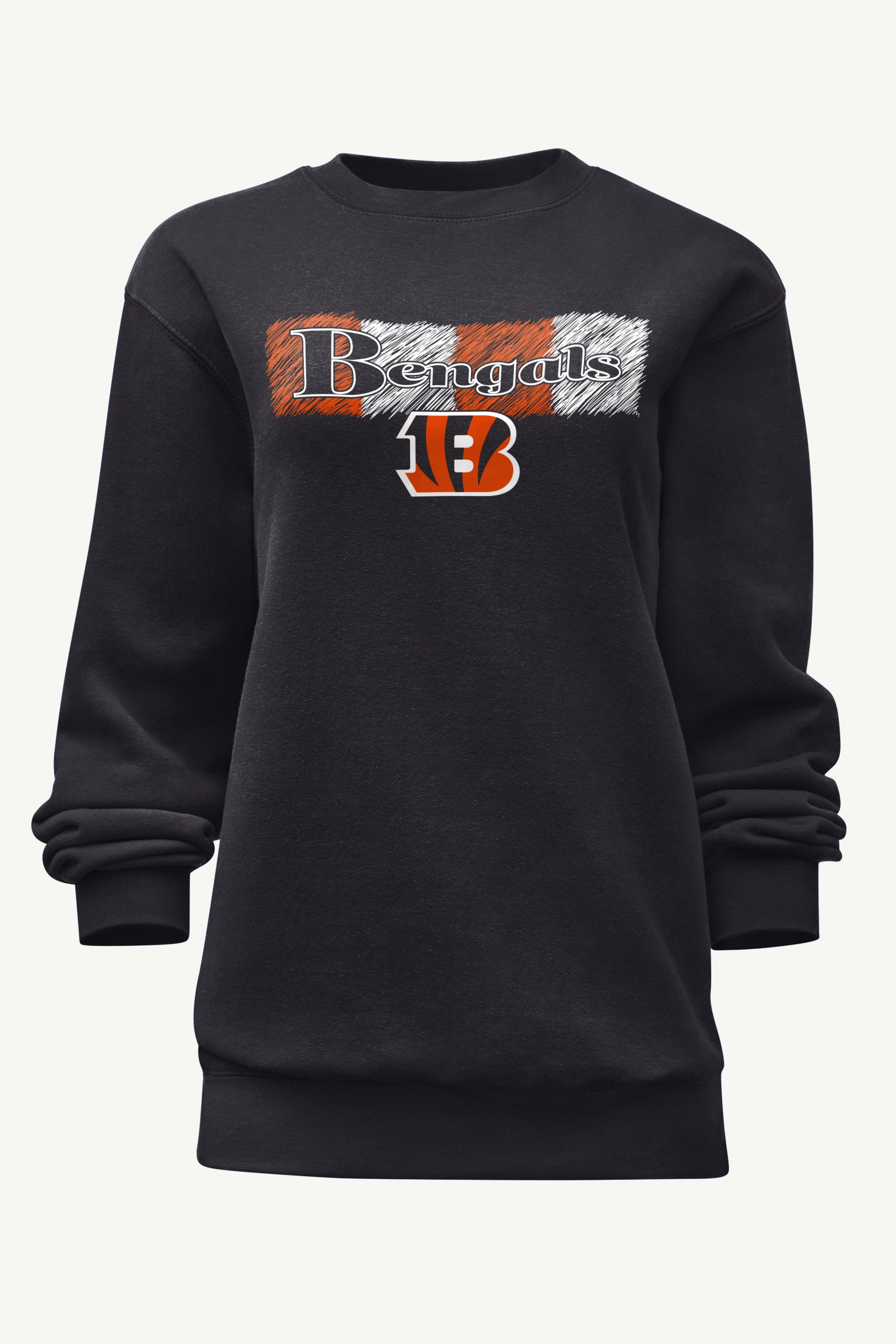 WOMENS CINCINATI BENGALS COLOR SHADDING SWEATSHIRT View 1 | NFL WOMENS CINCINATI BENGALS COLOR SHADDING SWEATSHIRT View 1 | NFL