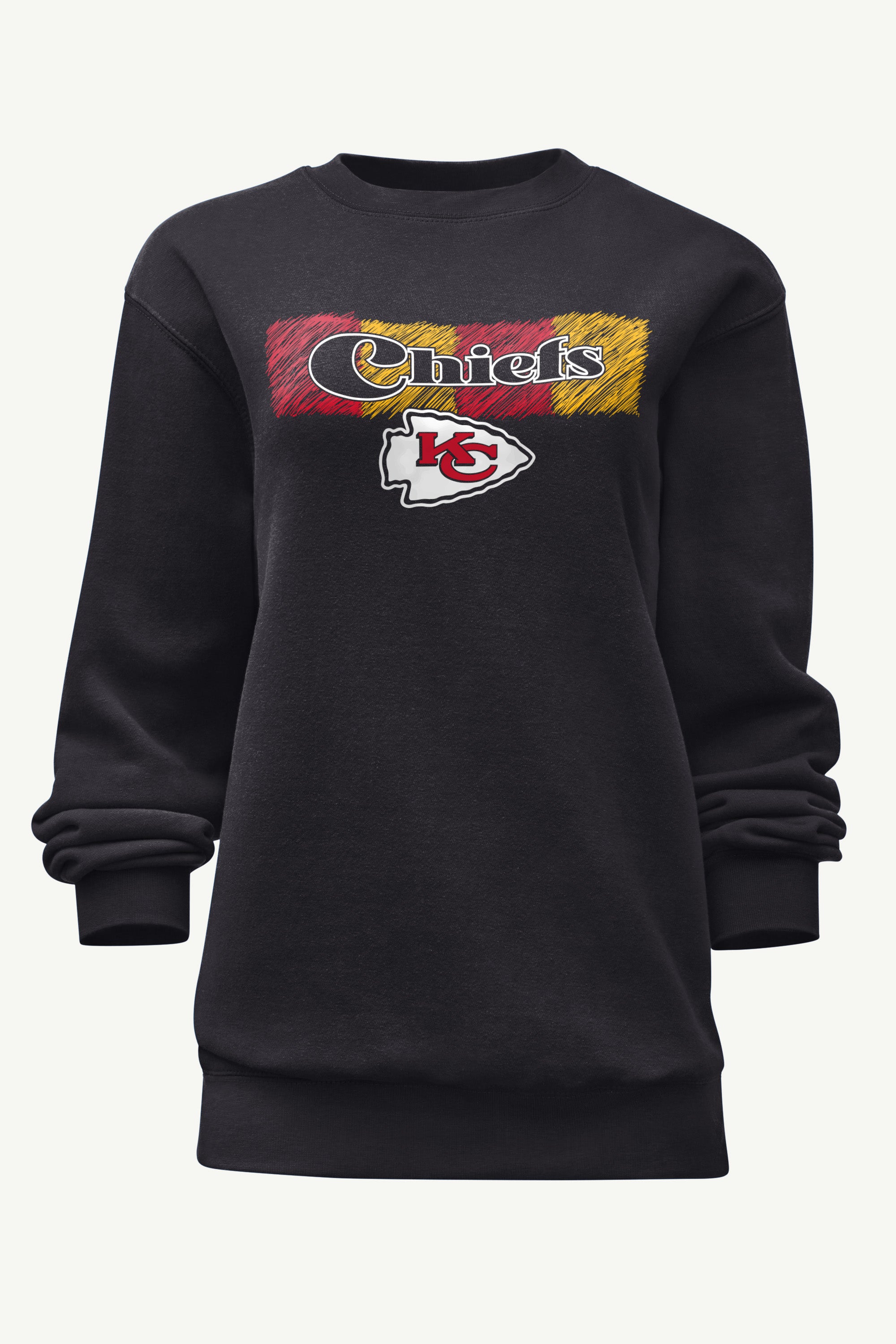 WOMENS KANSAS CITY CHIEFS COLOR SHADDING SWEATSHIRT View 1 | NFL WOMENS KANSAS CITY CHIEFS COLOR SHADDING SWEATSHIRT View 1 | NFL