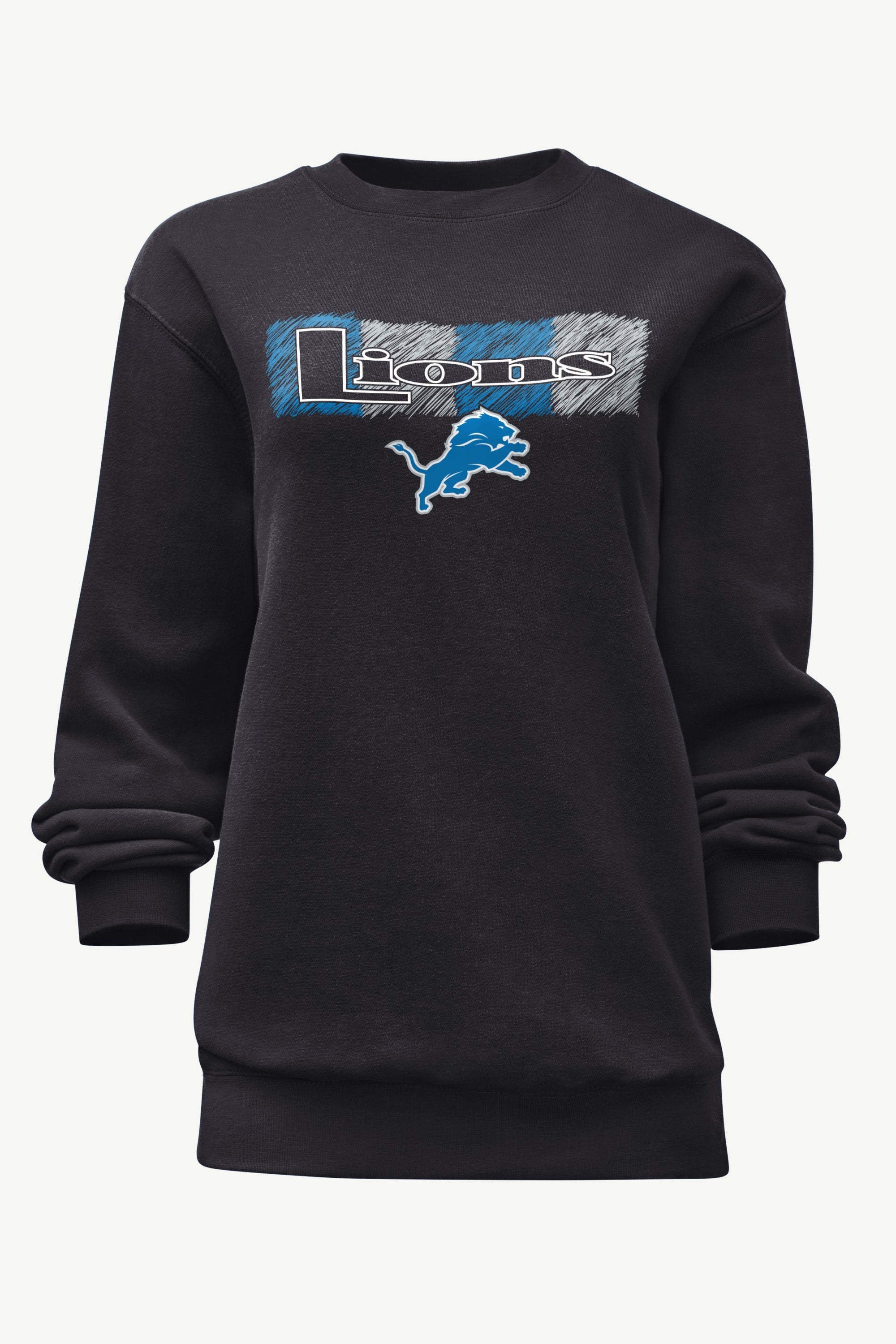 WOMENS DETROIT LIONS COLOR SHADDING SWEATSHIRT View 1 | NFL WOMENS DETROIT LIONS COLOR SHADDING SWEATSHIRT View 1 | NFL