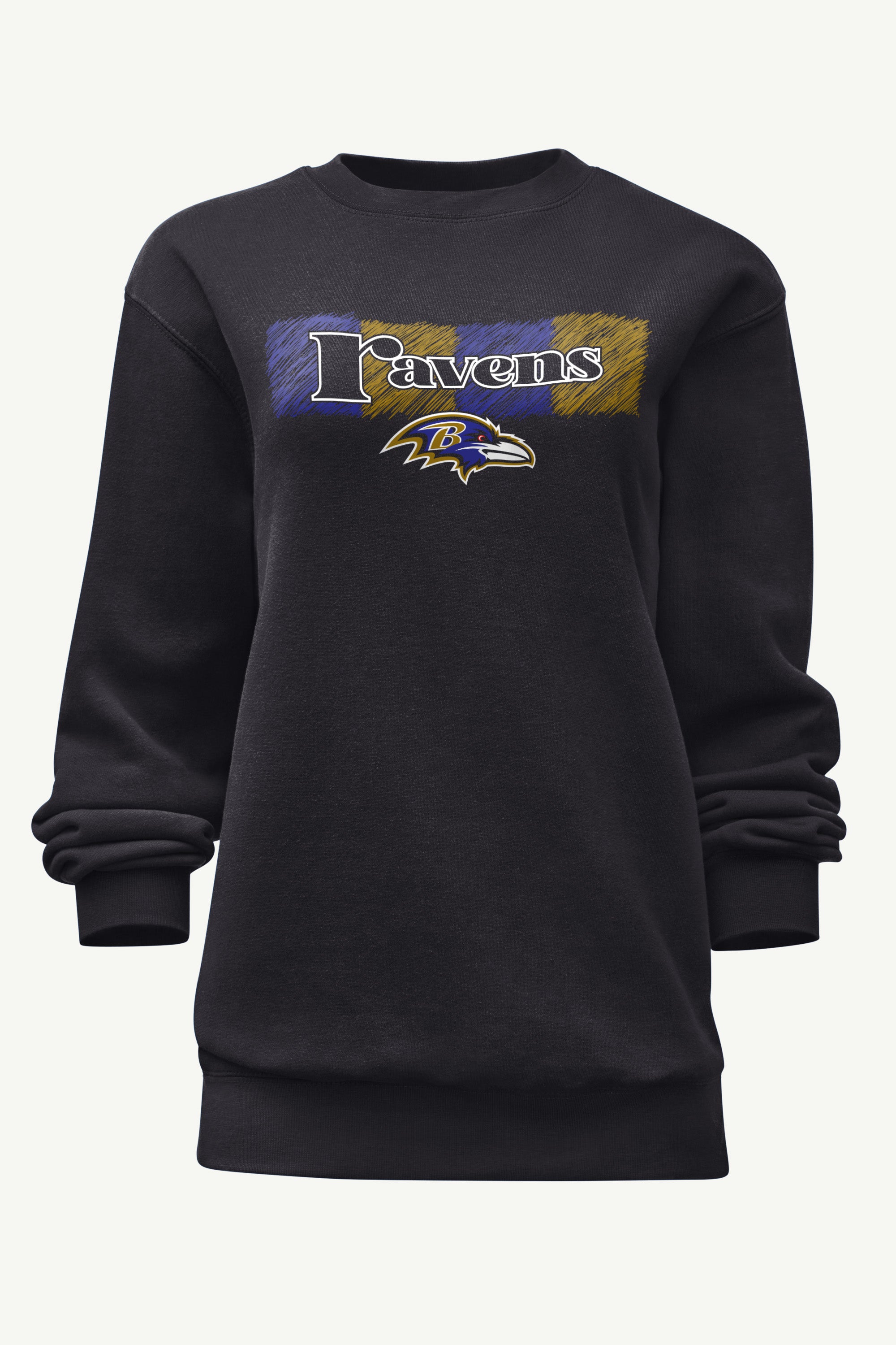 WOMENS BALTIMORE RAVENS COLOR SHADDING SWEATSHIRT View 1 | NFL WOMENS BALTIMORE RAVENS COLOR SHADDING SWEATSHIRT View 1 | NFL