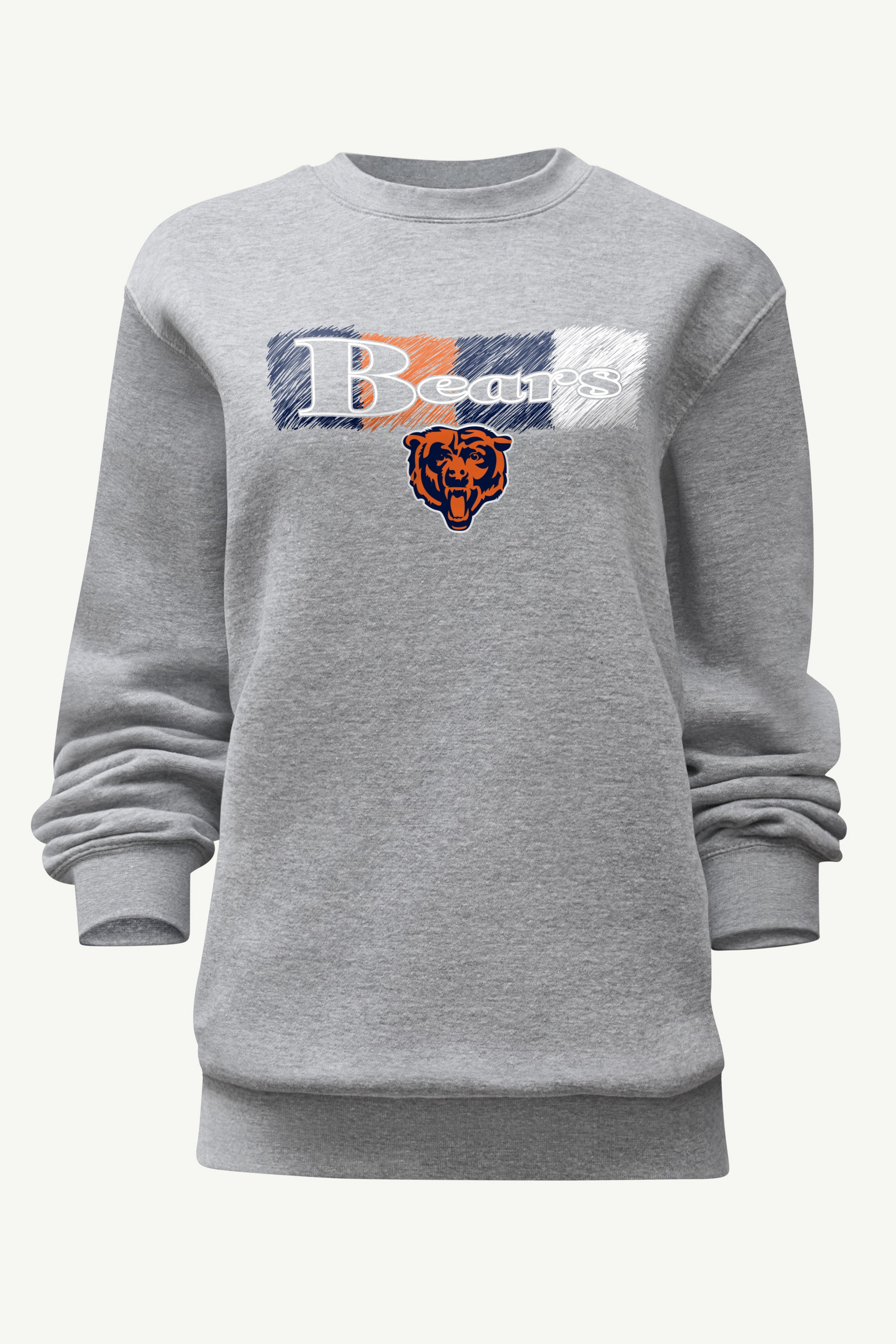 WOMENS CHICAGO BEARS COLOR SHADDING SWEATSHIRT View 1 | NFL WOMENS CHICAGO BEARS COLOR SHADDING SWEATSHIRT View 1 | NFL