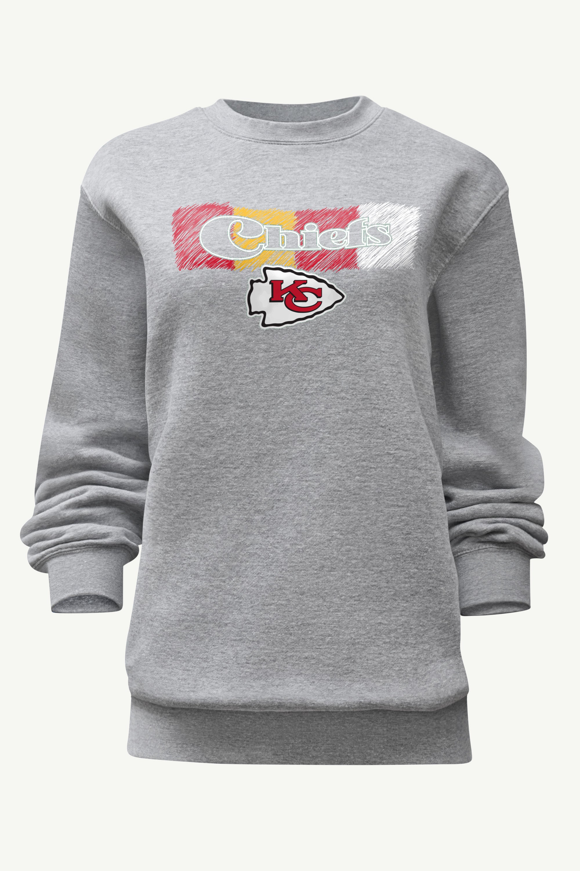 WOMENS KANSAS CITY CHIEFS COLOR SHADDING SWEATSHIRT View 1 | NFL WOMENS KANSAS CITY CHIEFS COLOR SHADDING SWEATSHIRT View 1 | NFL