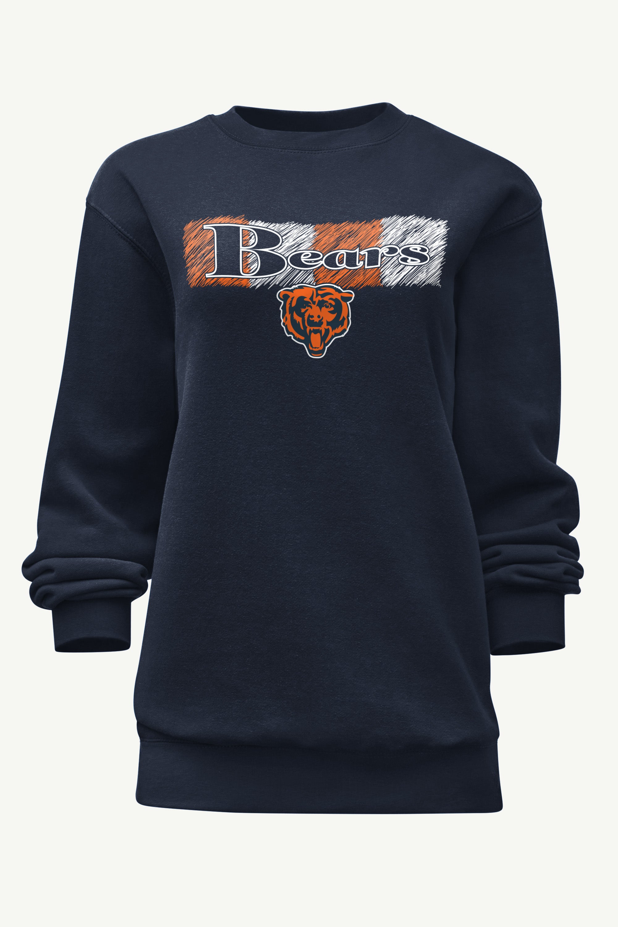 WOMENS CHICAGO BEARS COLOR SHADDING SWEATSHIRT View 1 | NFL WOMENS CHICAGO BEARS COLOR SHADDING SWEATSHIRT View 1 | NFL