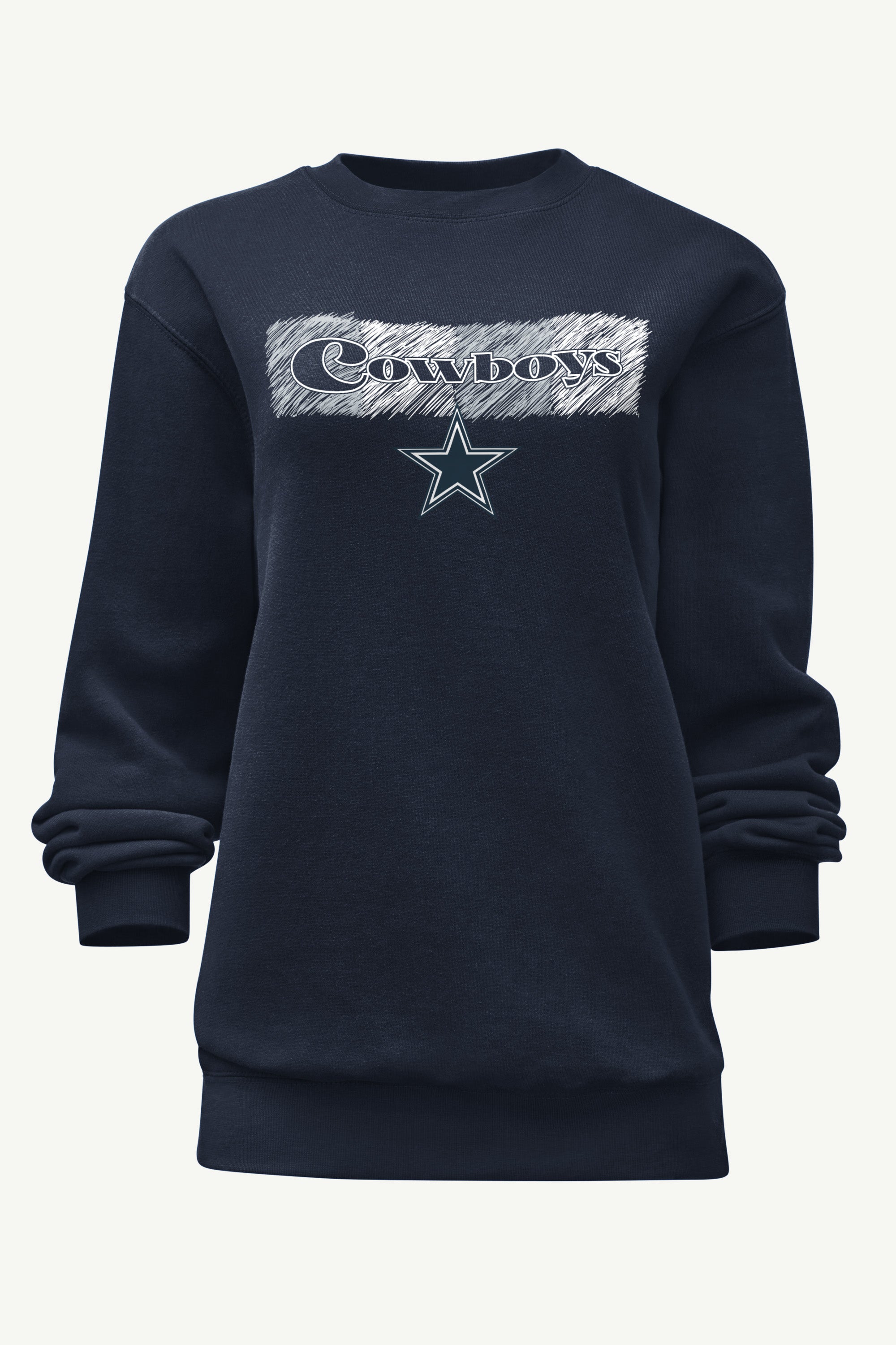 WOMENS DALLAS COWBOYS COLOR SHADDING SWEATSHIRT View 1 | Dallas Cowboys WOMENS DALLAS COWBOYS COLOR SHADDING SWEATSHIRT View 1 | Dallas Cowboys