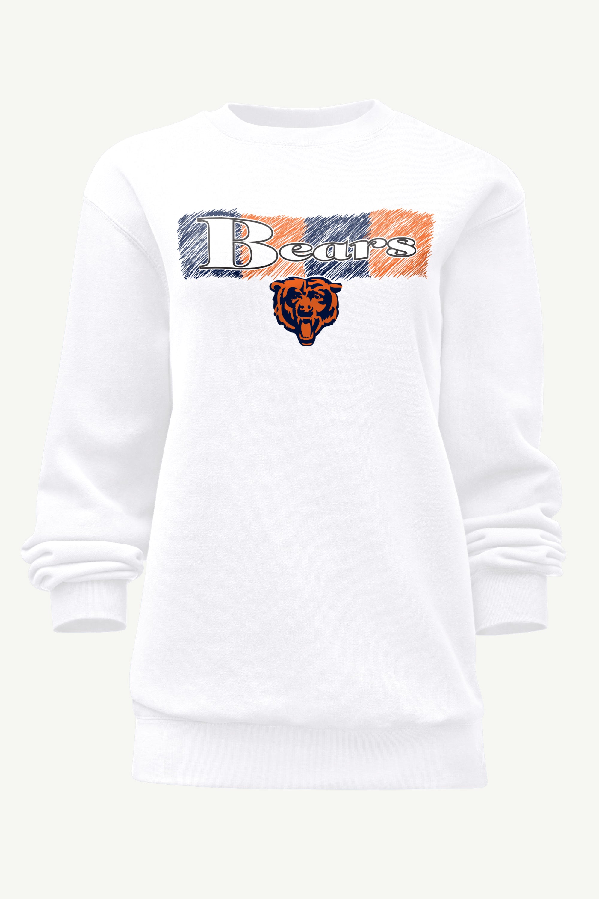 WOMENS CHICAGO BEARS COLOR SHADDING SWEATSHIRT View 1 | NFL WOMENS CHICAGO BEARS COLOR SHADDING SWEATSHIRT View 1 | NFL