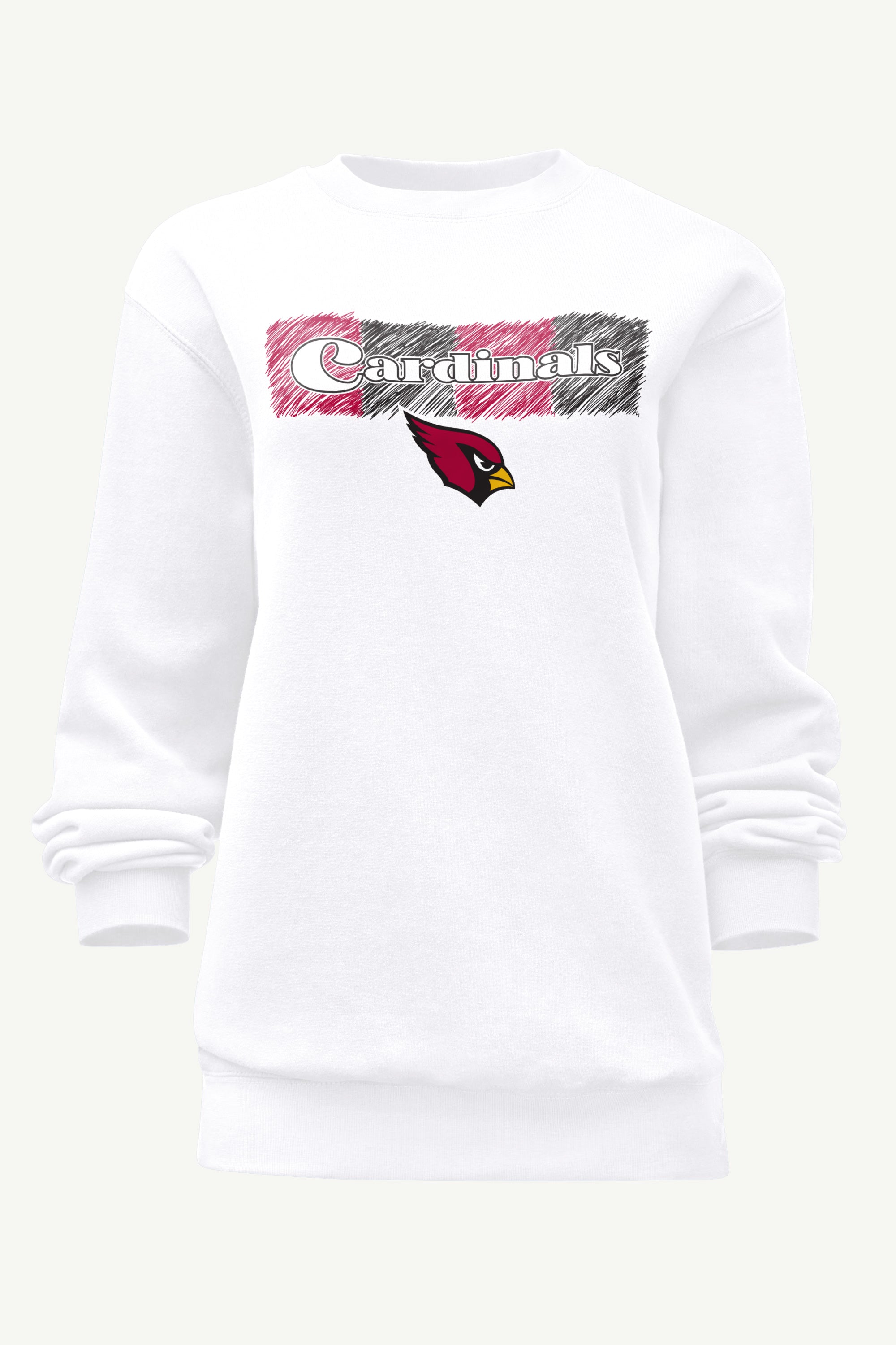 WOMENS ARIZONA CARDINALS COLOR SHADDING SWEATSHIRT View 1 | Arizona Cardinals WOMENS ARIZONA CARDINALS COLOR SHADDING SWEATSHIRT View 1 | Arizona Cardinals