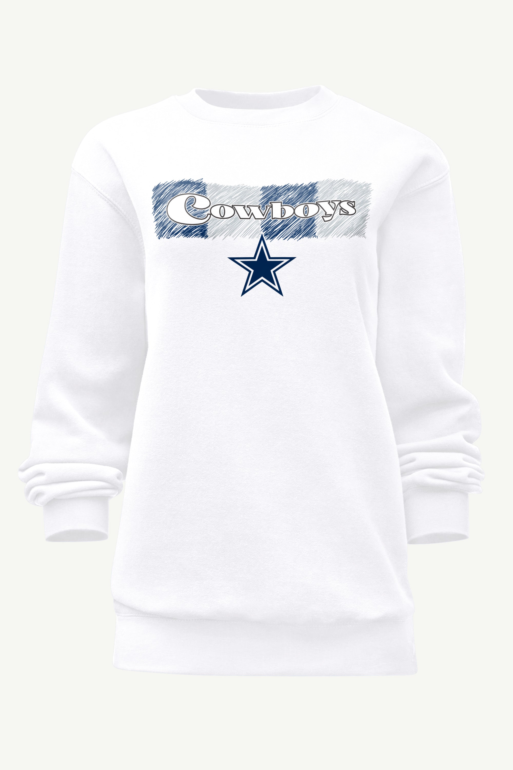 WOMENS DALLAS COWBOYS COLOR SHADDING SWEATSHIRT View 1 | Dallas Cowboys WOMENS DALLAS COWBOYS COLOR SHADDING SWEATSHIRT View 1 | Dallas Cowboys