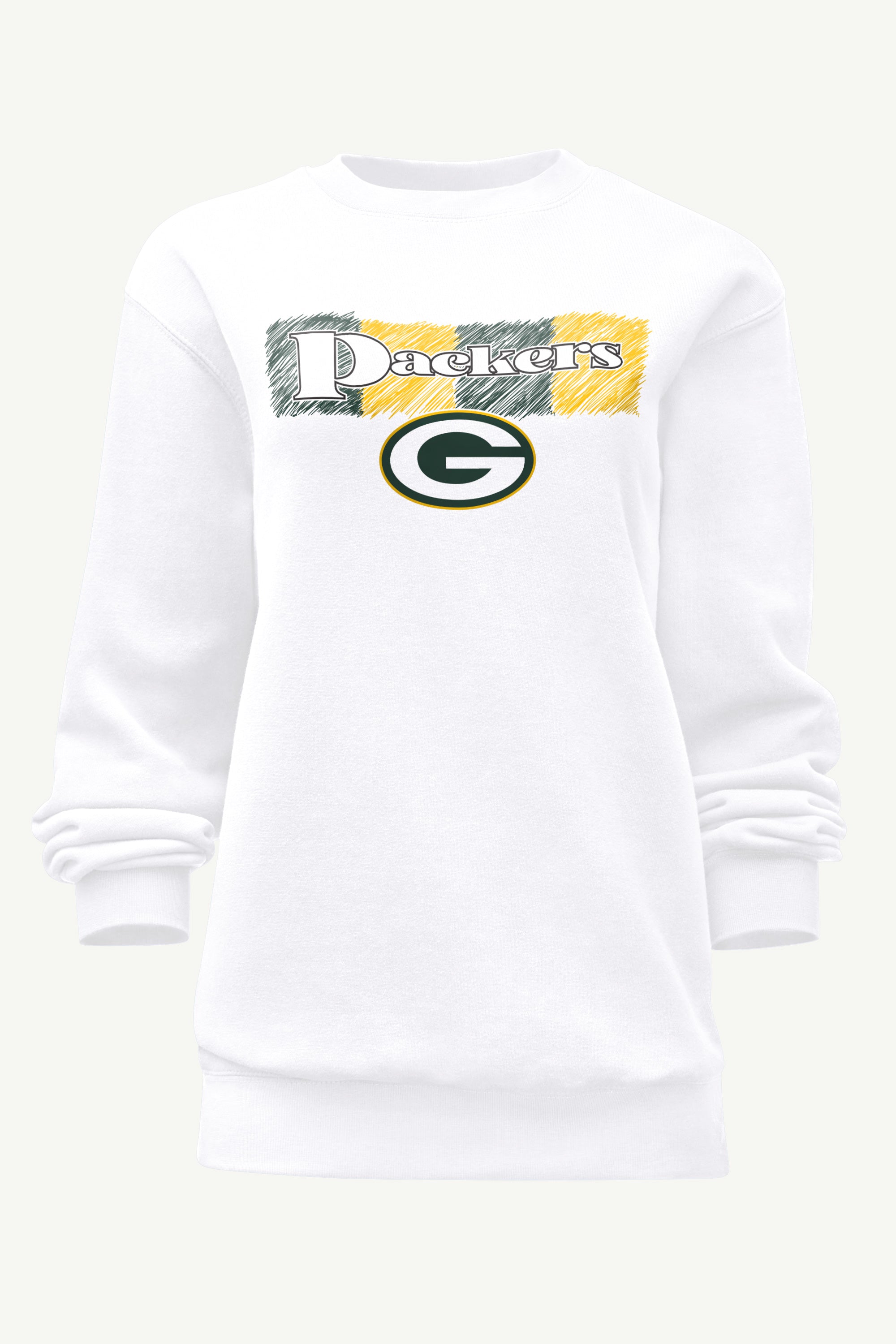 WOMENS GREEN BAY PACKERS COLOR SHADDING SWEATSHIRT View 1 | Green Bay Packers WOMENS GREEN BAY PACKERS COLOR SHADDING SWEATSHIRT View 1 | Green Bay Packers