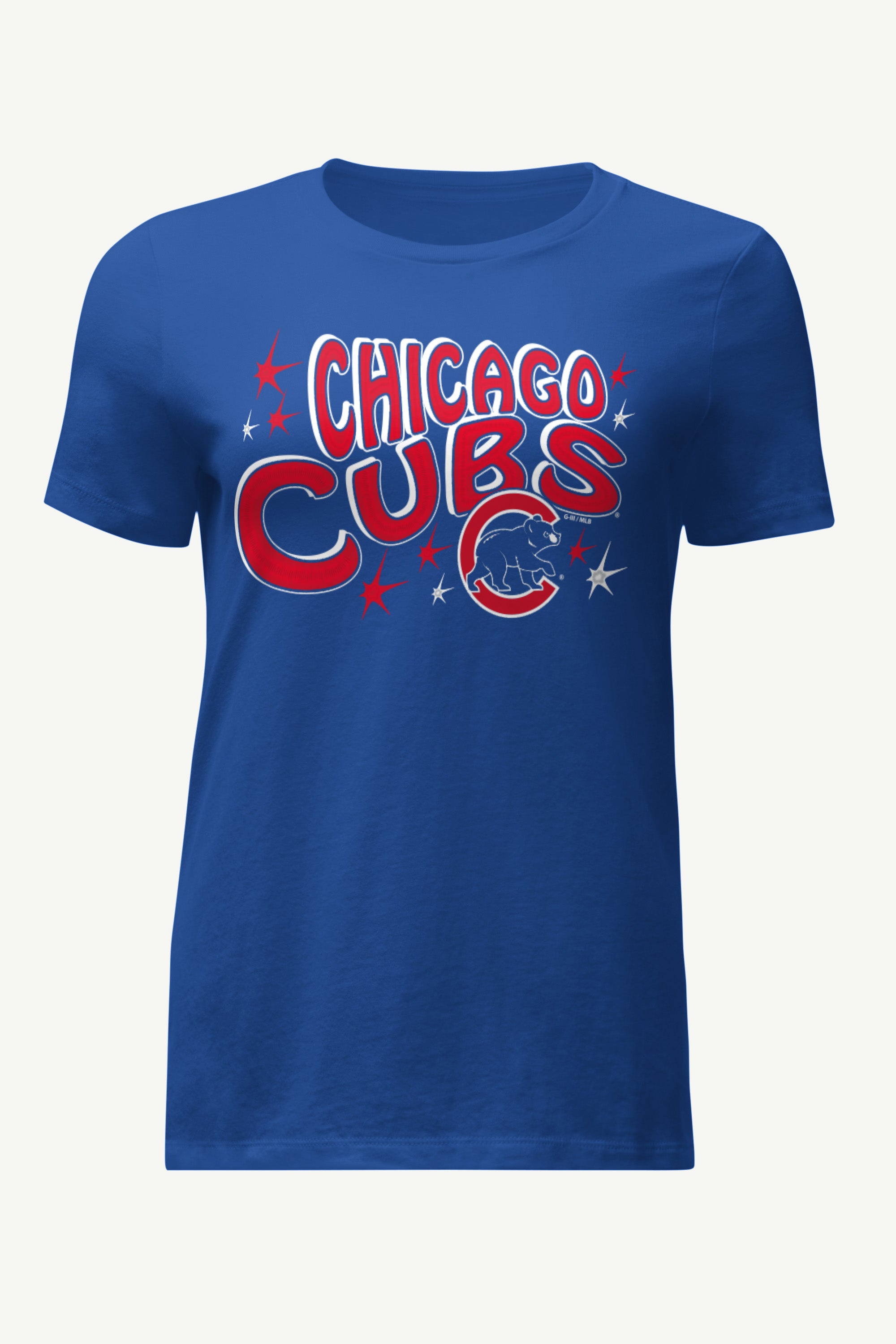 WOMENS CHICAGO CUBS FIREWORKS T SHIRT View 1 | DTG WOMENS CHICAGO CUBS FIREWORKS T SHIRT View 1 | DTG