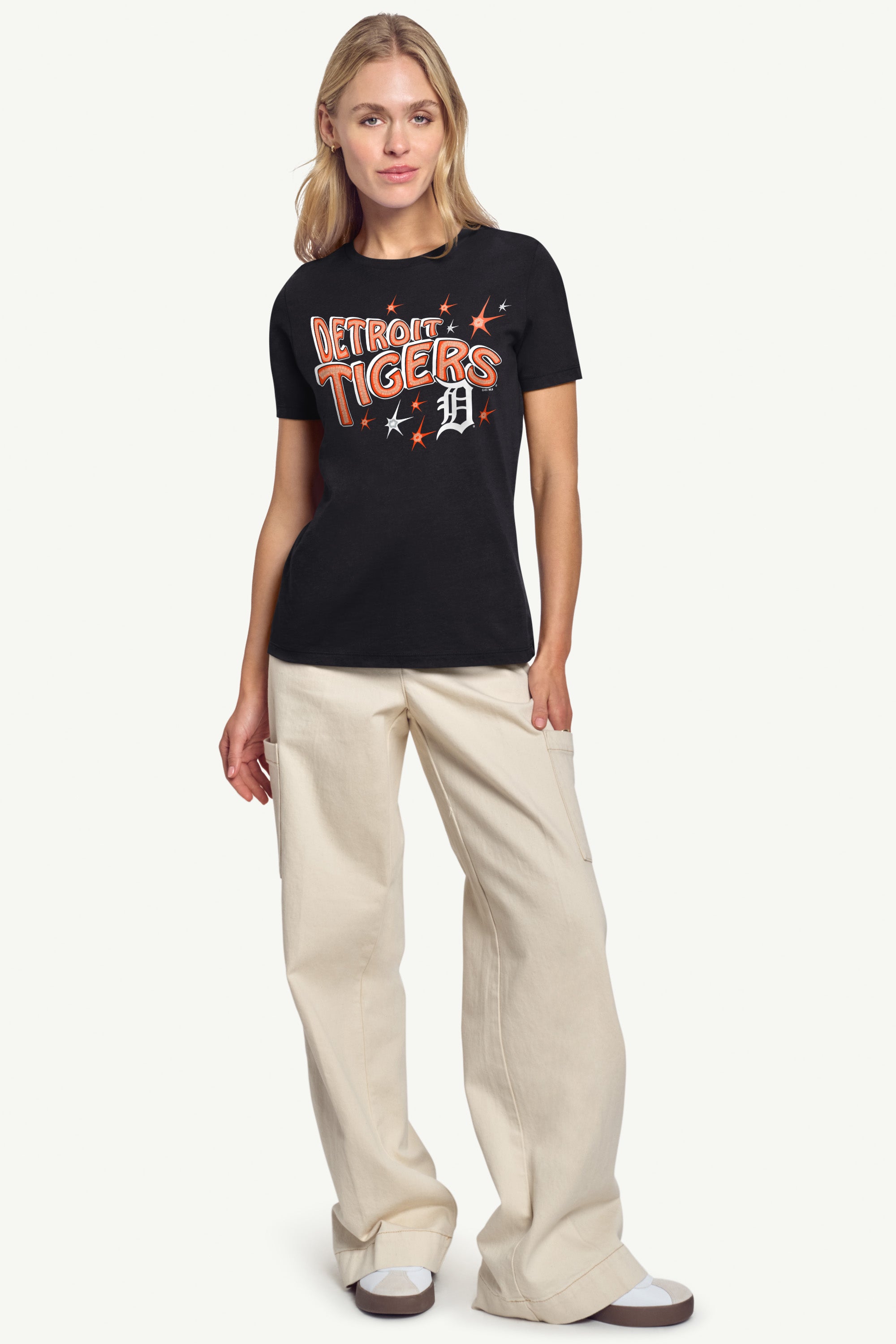 WOMENS DETROIT TIGERS FIREWORKS T SHIRT View 4 | MLB WOMENS DETROIT TIGERS FIREWORKS T SHIRT View 4 | MLB