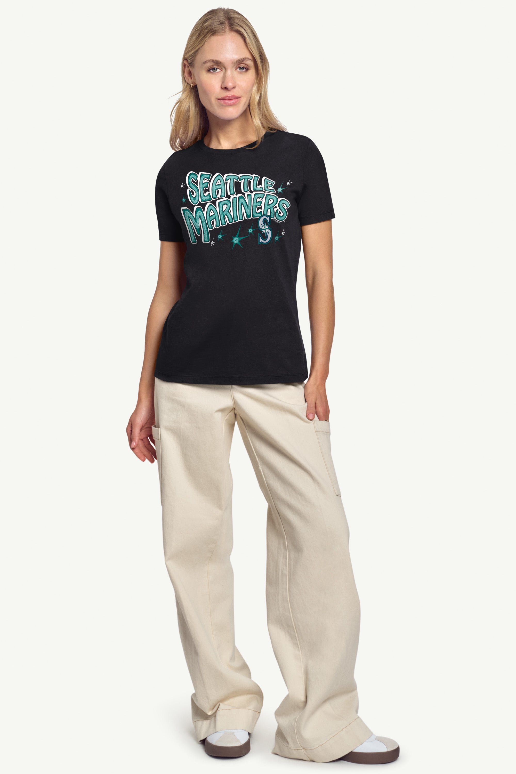 WOMENS SEATTLE MARINERS FIREWORKS T SHIRT View 3 | Seattle Mariners WOMENS SEATTLE MARINERS FIREWORKS T SHIRT View 3 | Seattle Mariners