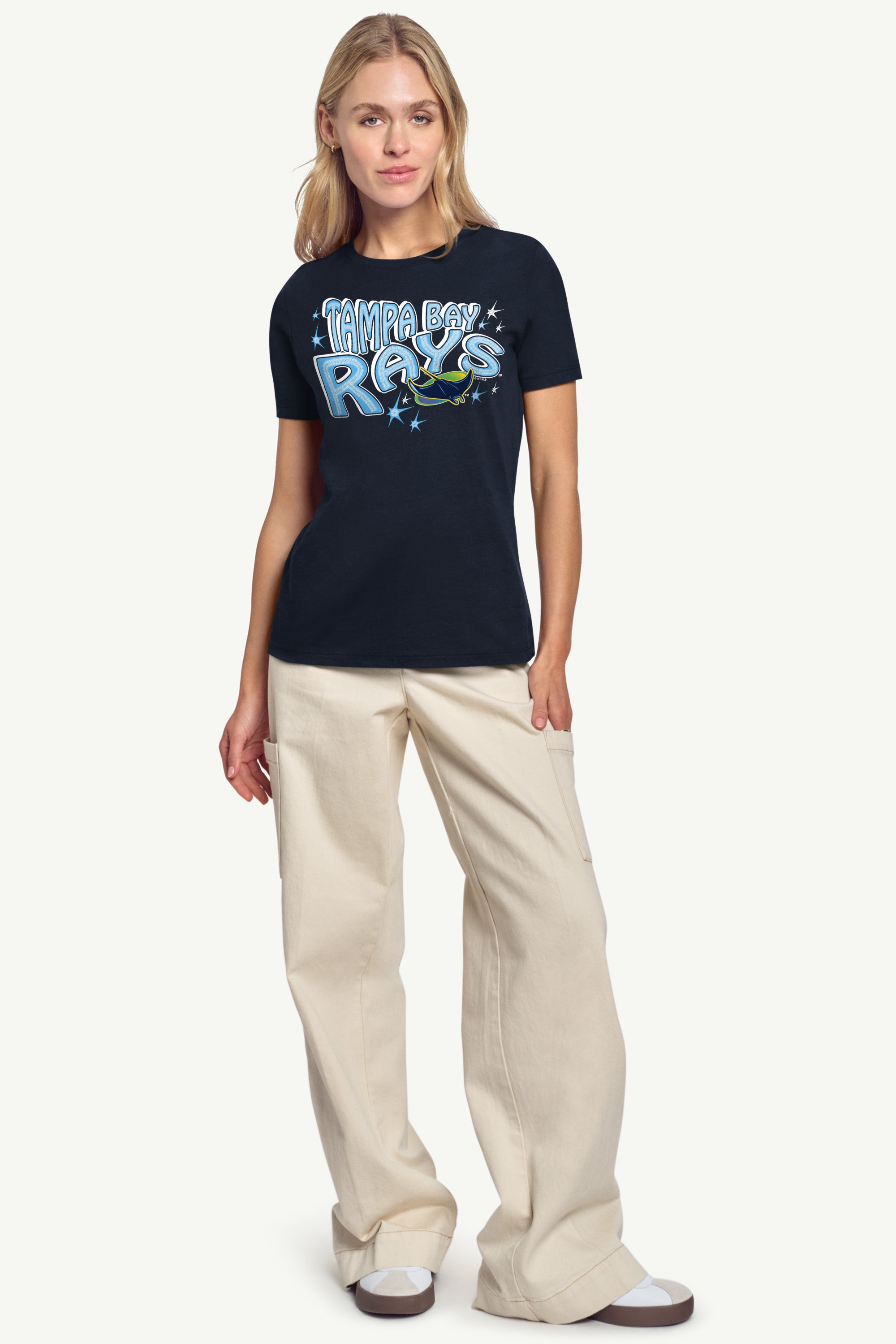WOMENS TAMPA BAY RAYS FIREWORKS T SHIRT View 4 | Tampa Bay Rays WOMENS TAMPA BAY RAYS FIREWORKS T SHIRT View 4 | Tampa Bay Rays