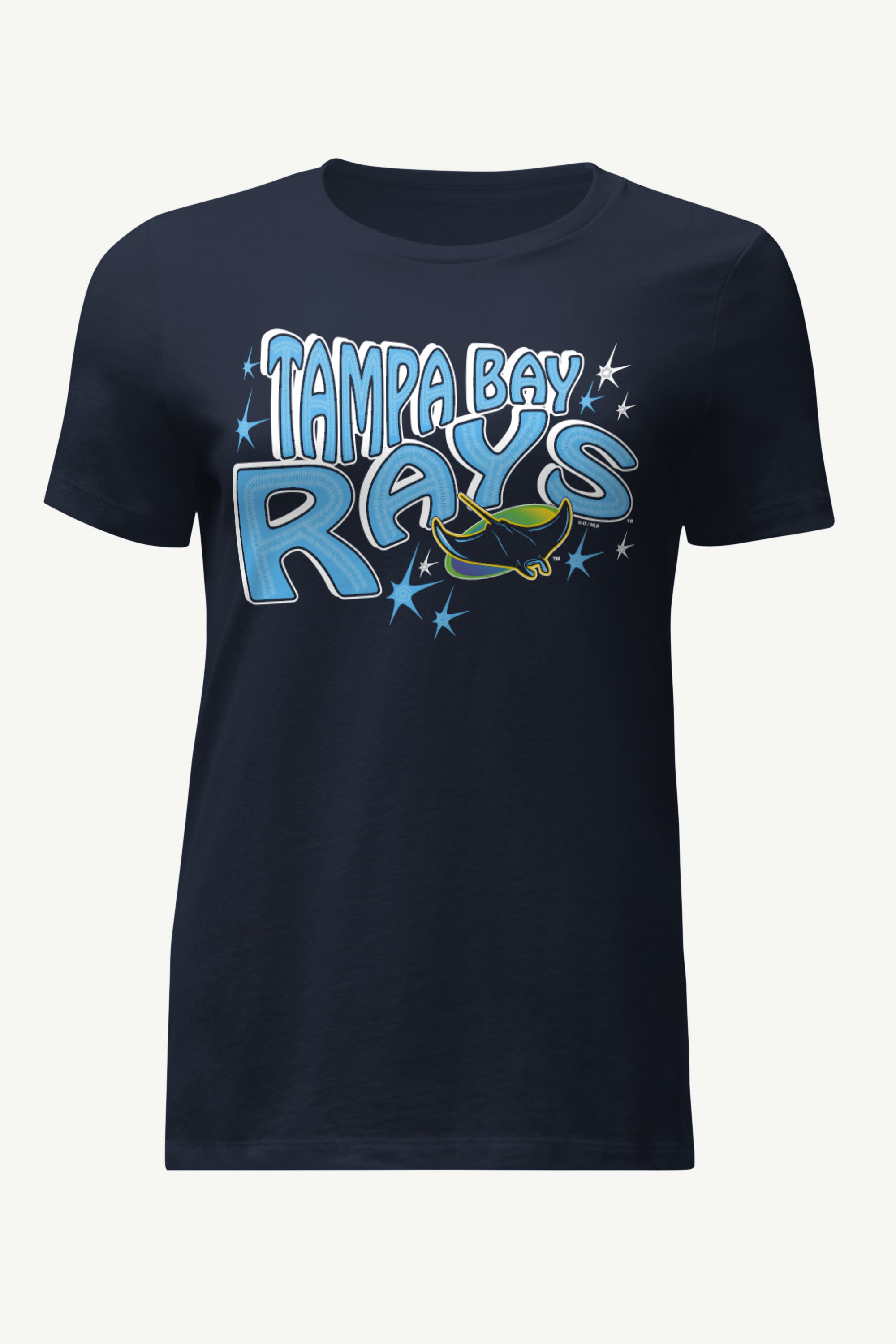 WOMENS TAMPA BAY RAYS FIREWORKS T SHIRT View 1 | Tampa Bay Rays WOMENS TAMPA BAY RAYS FIREWORKS T SHIRT View 1 | Tampa Bay Rays