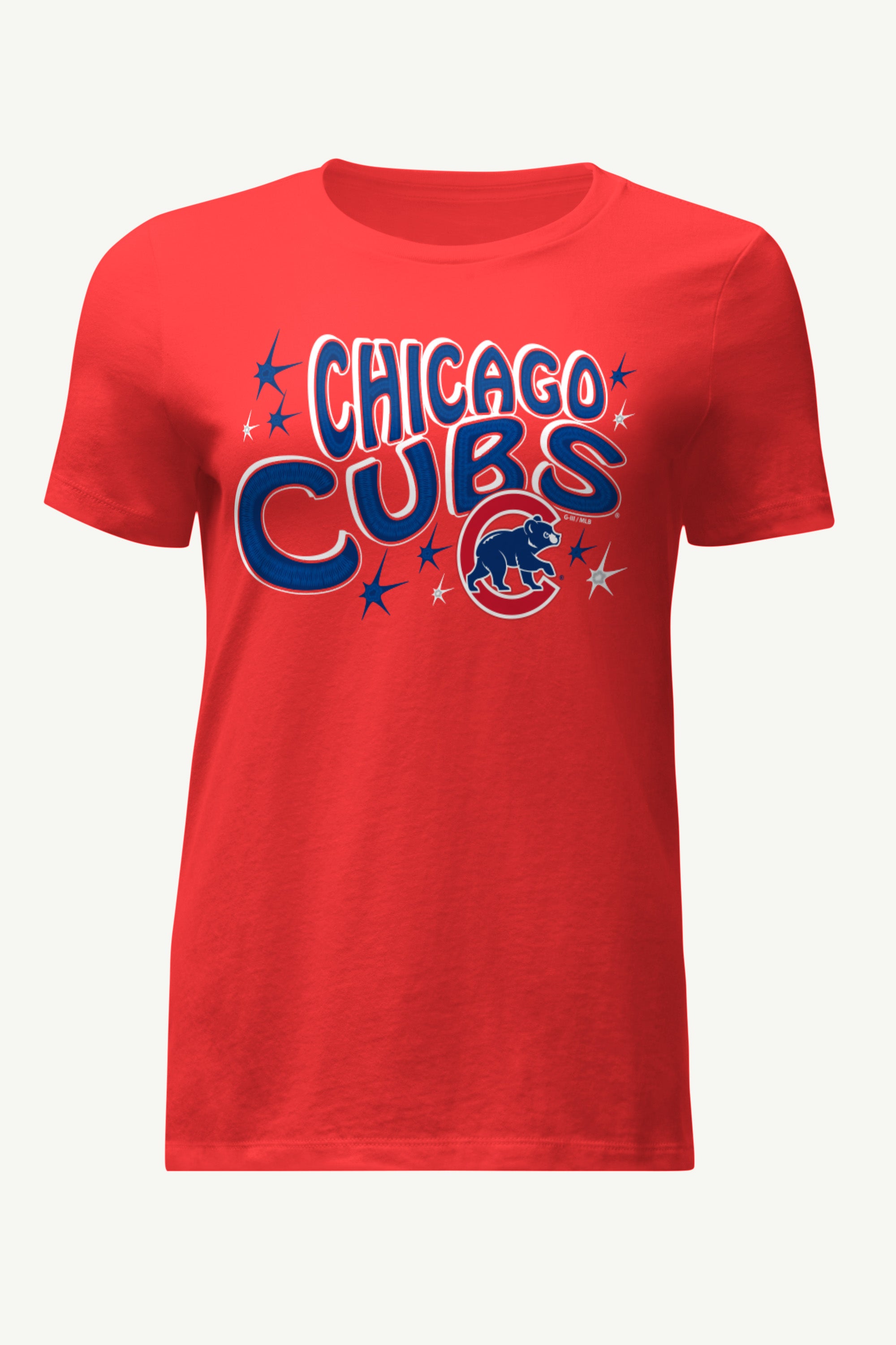 WOMENS CHICAGO CUBS FIREWORKS T SHIRT View 1 | MLB WOMENS CHICAGO CUBS FIREWORKS T SHIRT View 1 | MLB