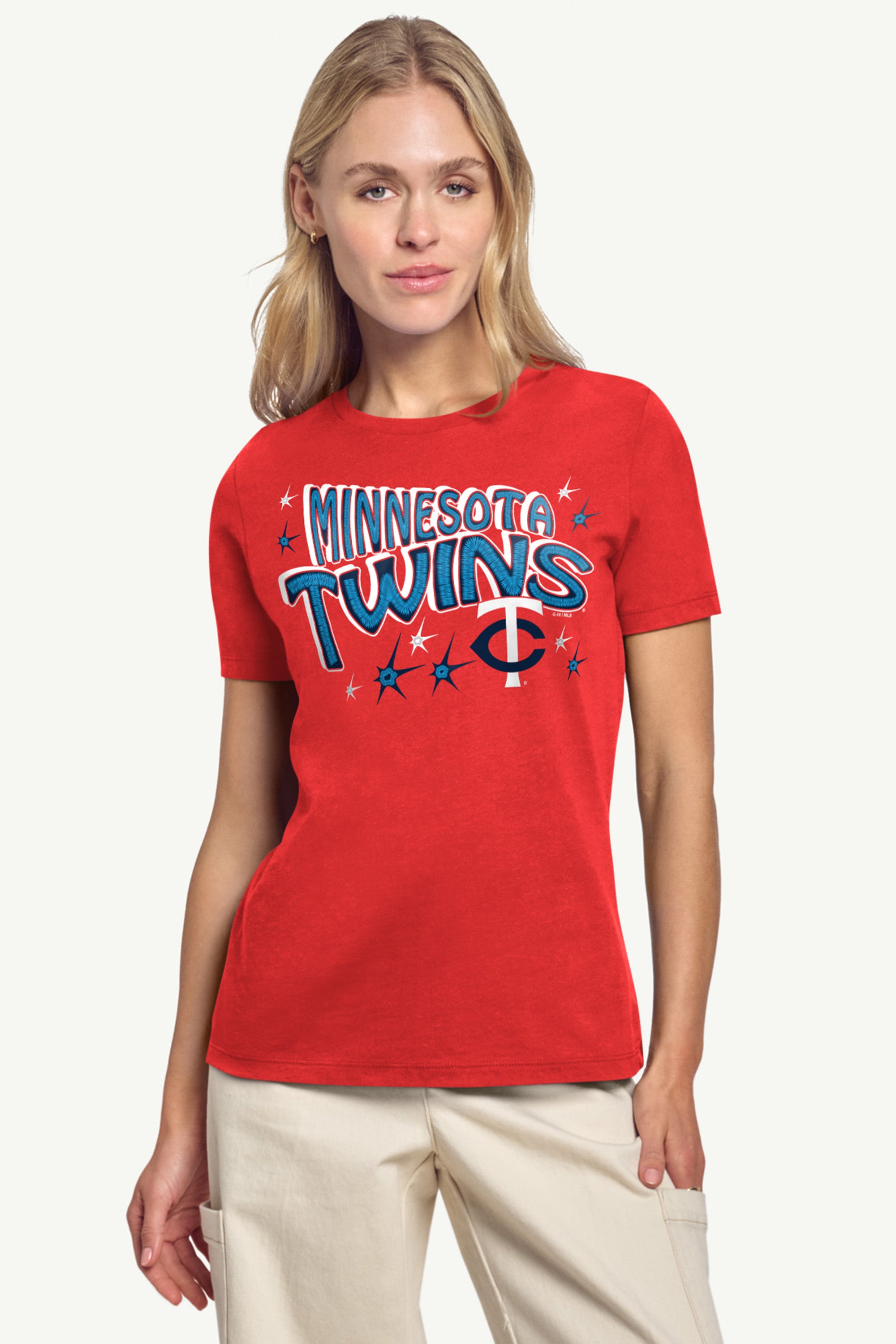 WOMENS MINNESOTA TWINS FIREWORKS T SHIRT View 3 | Minnesota Twins WOMENS MINNESOTA TWINS FIREWORKS T SHIRT View 3 | Minnesota Twins