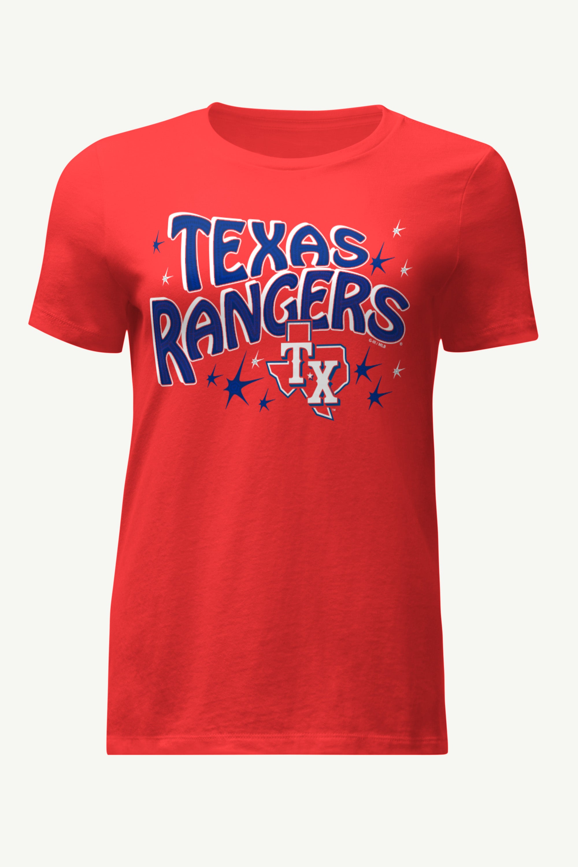 WOMENS TEXAS RANGERS FIREWORKS T SHIRT View 1 | Texas Rangers WOMENS TEXAS RANGERS FIREWORKS T SHIRT View 1 | Texas Rangers