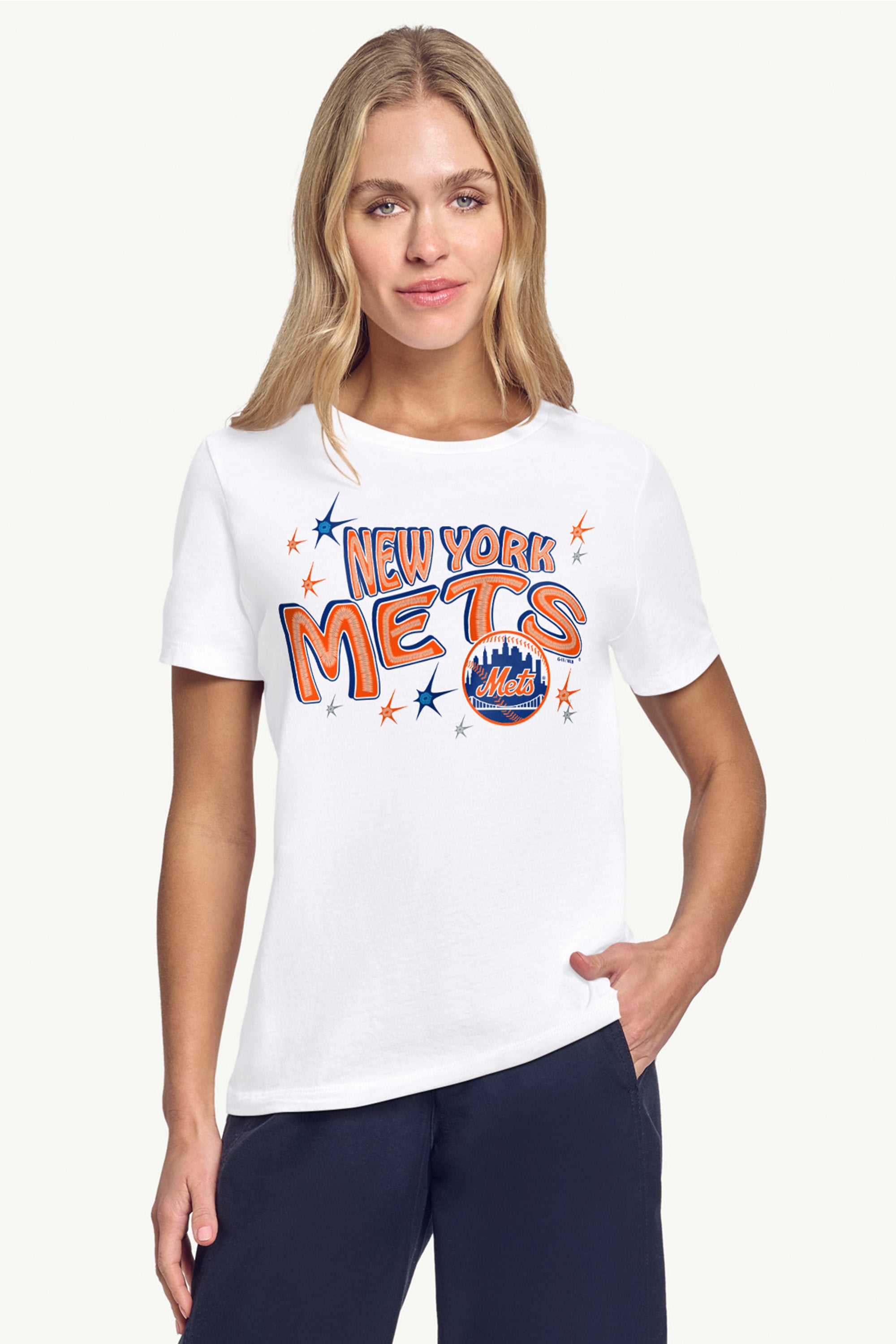 WOMENS NEW YORK METS FIREWORKS T SHIRT View 3 | New York Mets WOMENS NEW YORK METS FIREWORKS T SHIRT View 3 | New York Mets