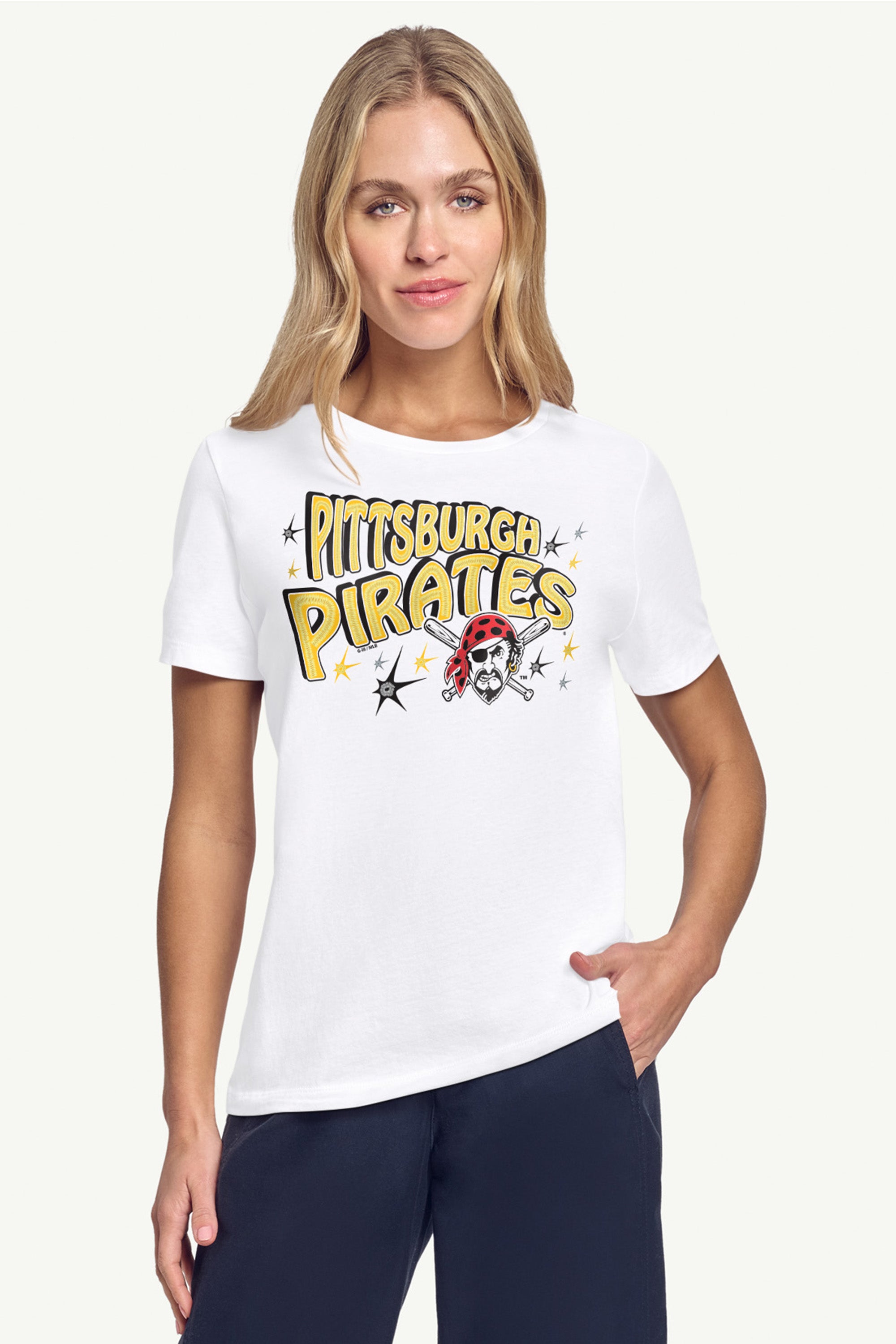 WOMENS PITTSBURGH PIRATES FIREWORKS T SHIRT View 3 | Pittsburgh Pirates WOMENS PITTSBURGH PIRATES FIREWORKS T SHIRT View 3 | Pittsburgh Pirates