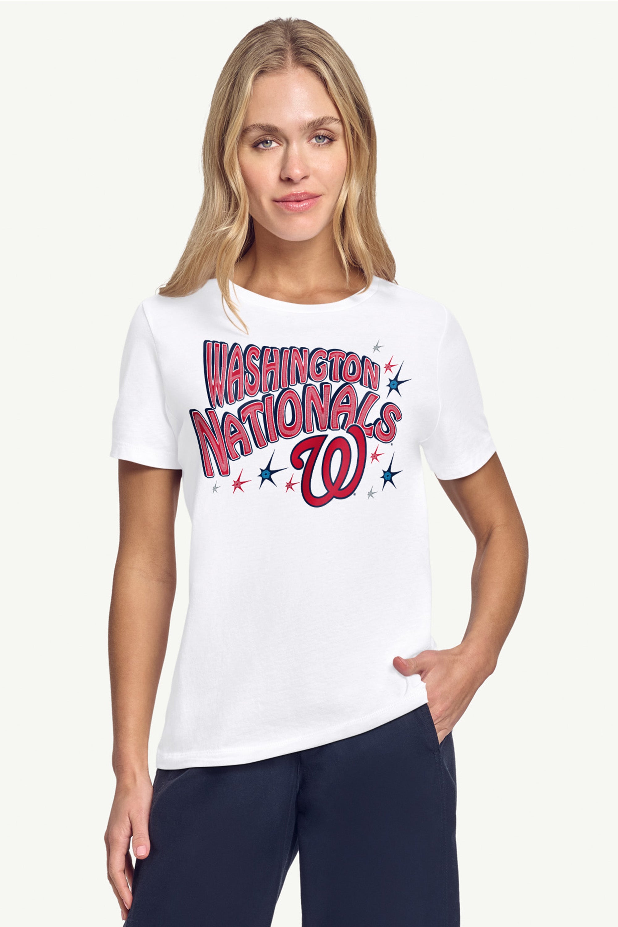 WOMENS WASHINGTON NATIONALS FIREWORKS T SHIRT View 4 | Washington Nationals WOMENS WASHINGTON NATIONALS FIREWORKS T SHIRT View 4 | Washington Nationals