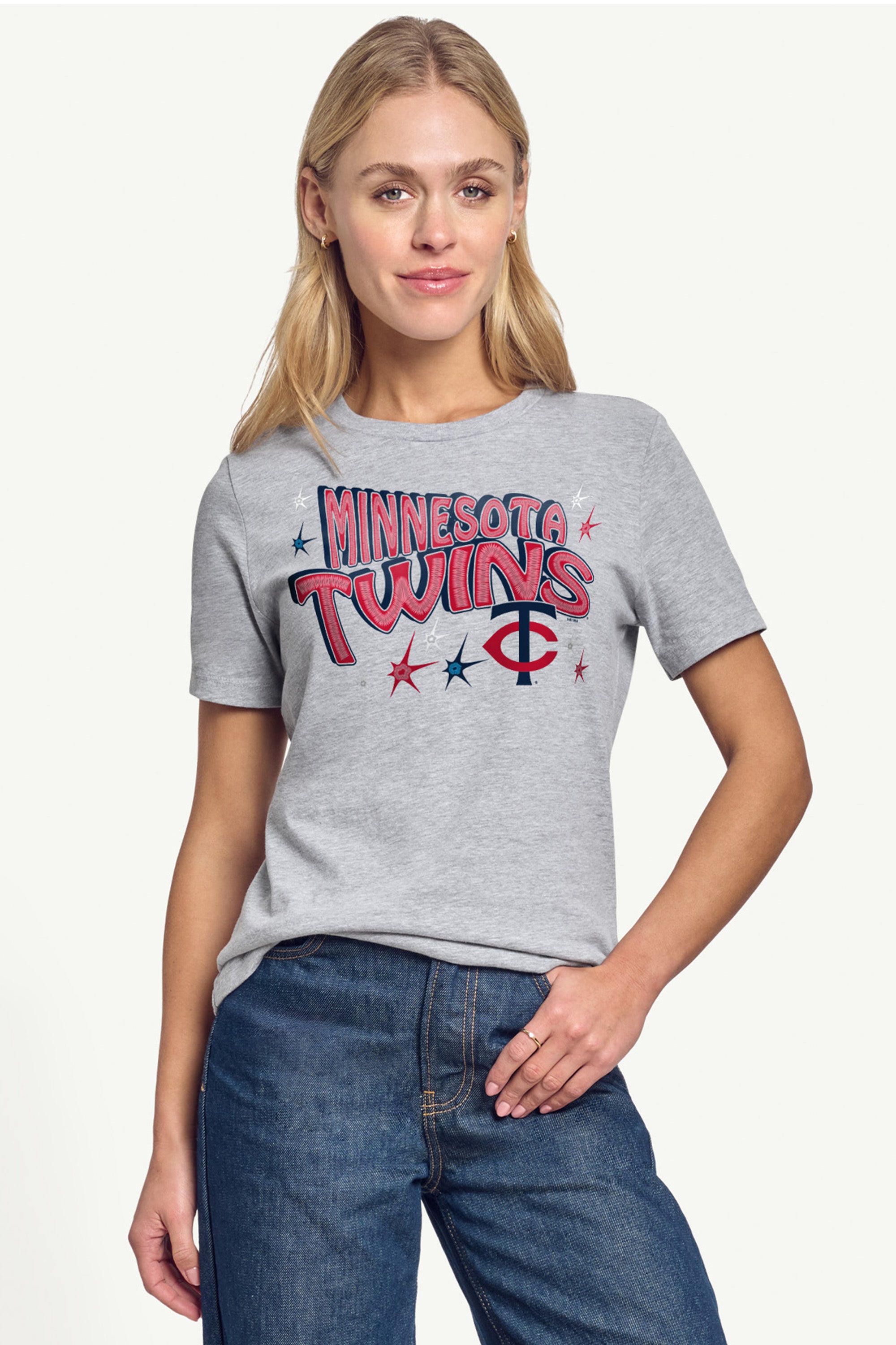 WOMENS MINNESOTA TWINS FIREWORKS T SHIRT View 3 | Minnesota Twins WOMENS MINNESOTA TWINS FIREWORKS T SHIRT View 3 | Minnesota Twins