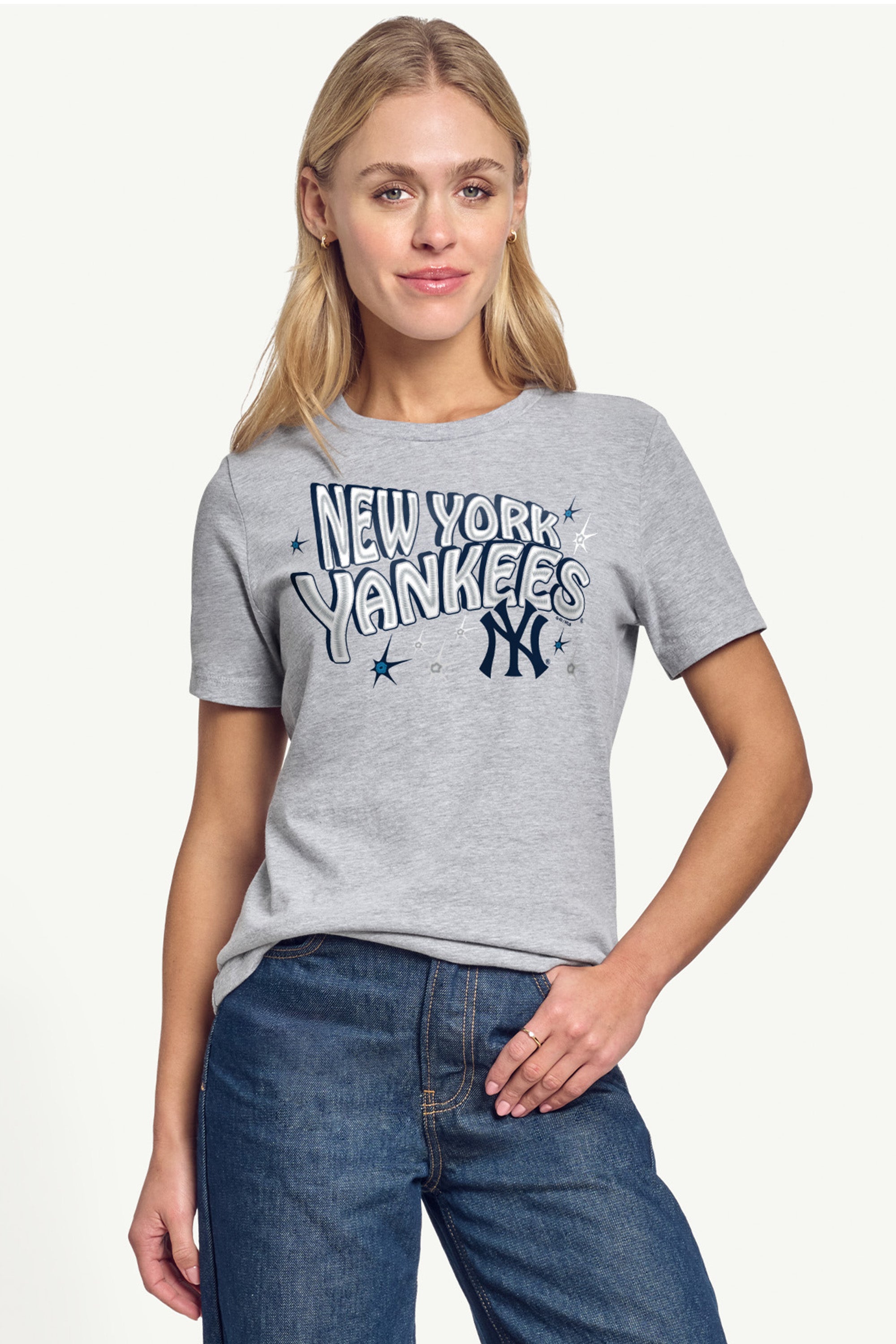 WOMENS NEW YORK YANKEES FIREWORKS T SHIRT View 4 | New York Yankees WOMENS NEW YORK YANKEES FIREWORKS T SHIRT View 4 | New York Yankees