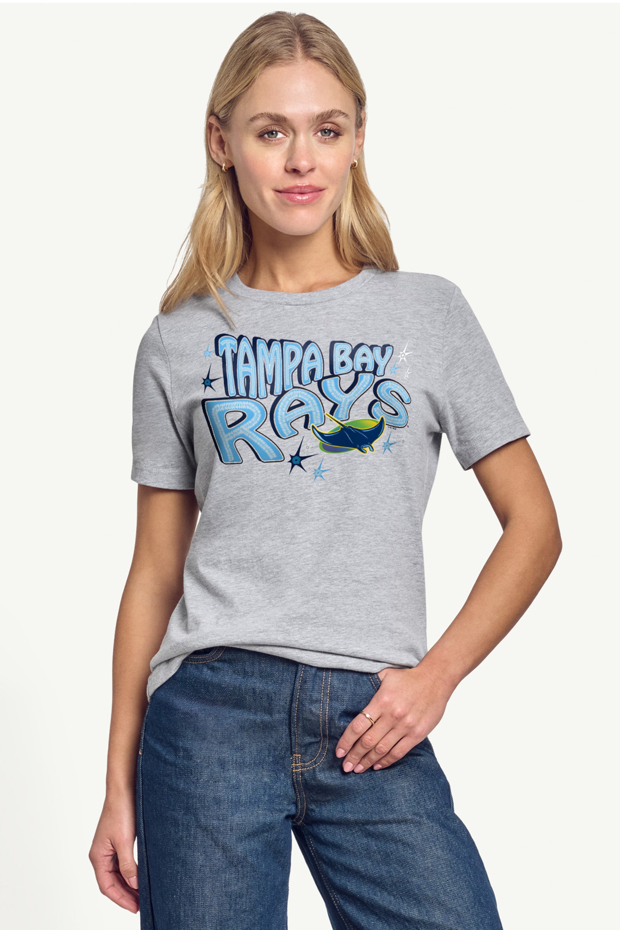 WOMENS TAMPA BAY RAYS FIREWORKS T SHIRT View 6 | Tampa Bay Rays WOMENS TAMPA BAY RAYS FIREWORKS T SHIRT View 6 | Tampa Bay Rays