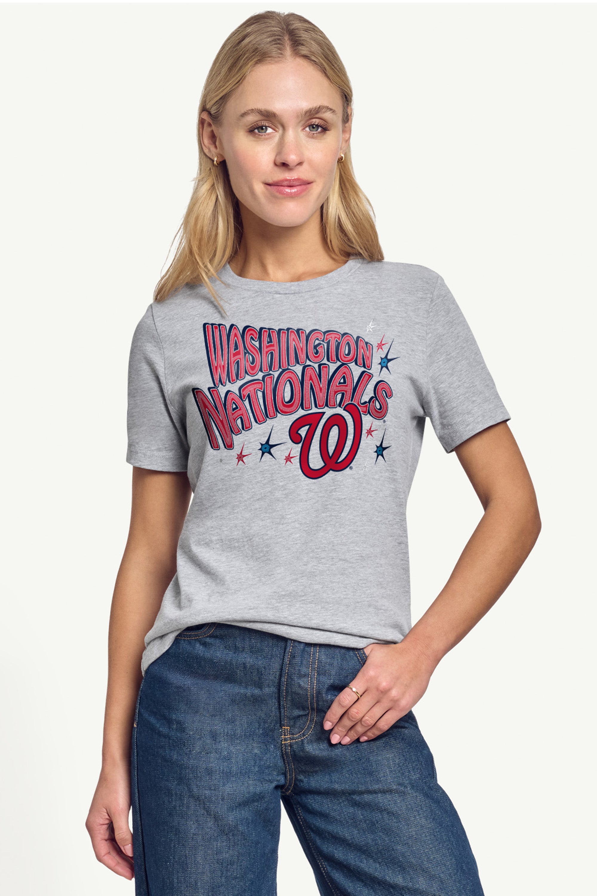 WOMENS WASHINGTON NATIONALS FIREWORKS T SHIRT View 3 | Washington Nationals WOMENS WASHINGTON NATIONALS FIREWORKS T SHIRT View 3 | Washington Nationals