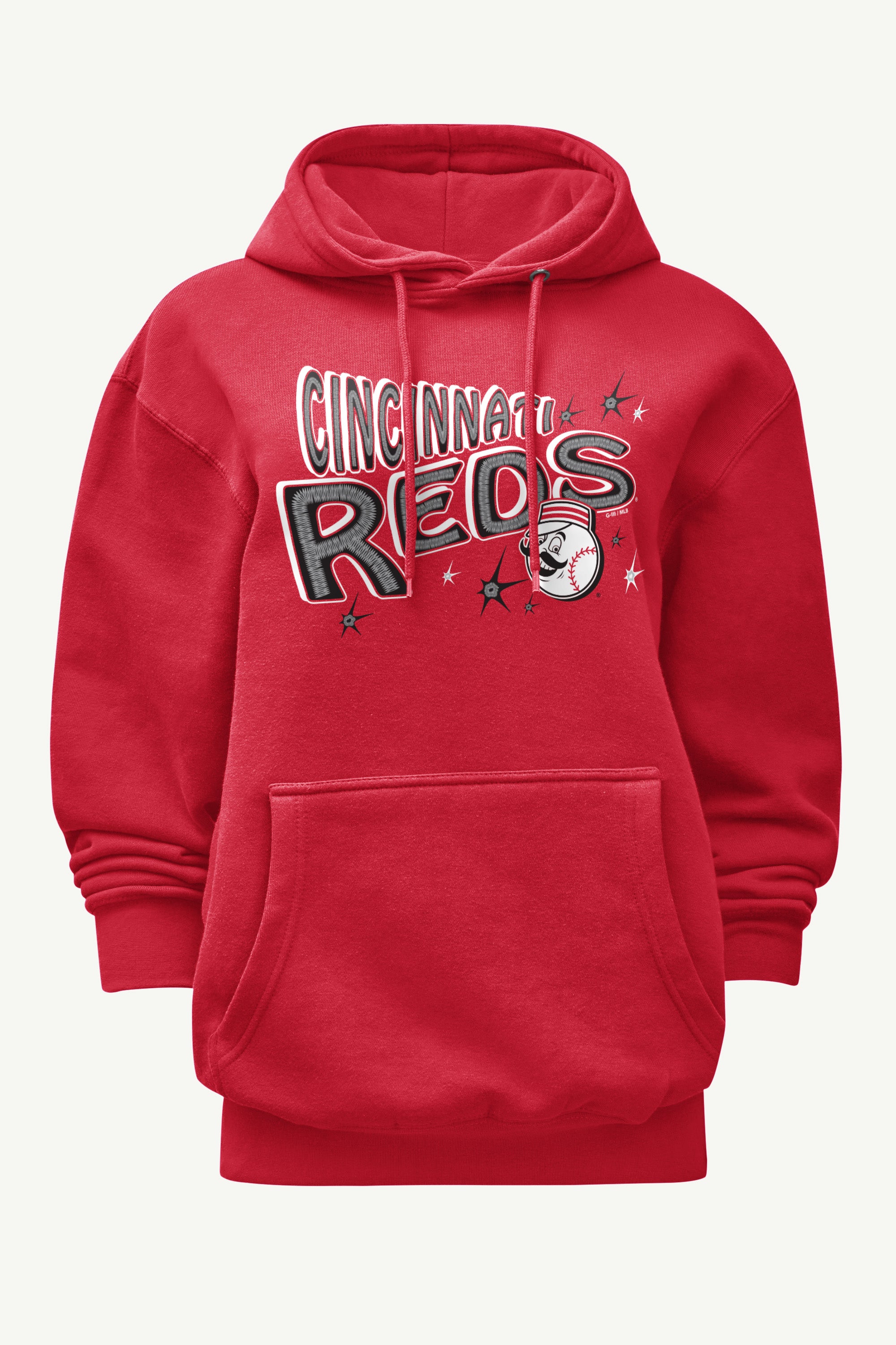 WOMENS CINCINNATI REDS FIREWORKS HOODIE View 1 | Cincinnati Reds WOMENS CINCINNATI REDS FIREWORKS HOODIE View 1 | Cincinnati Reds
