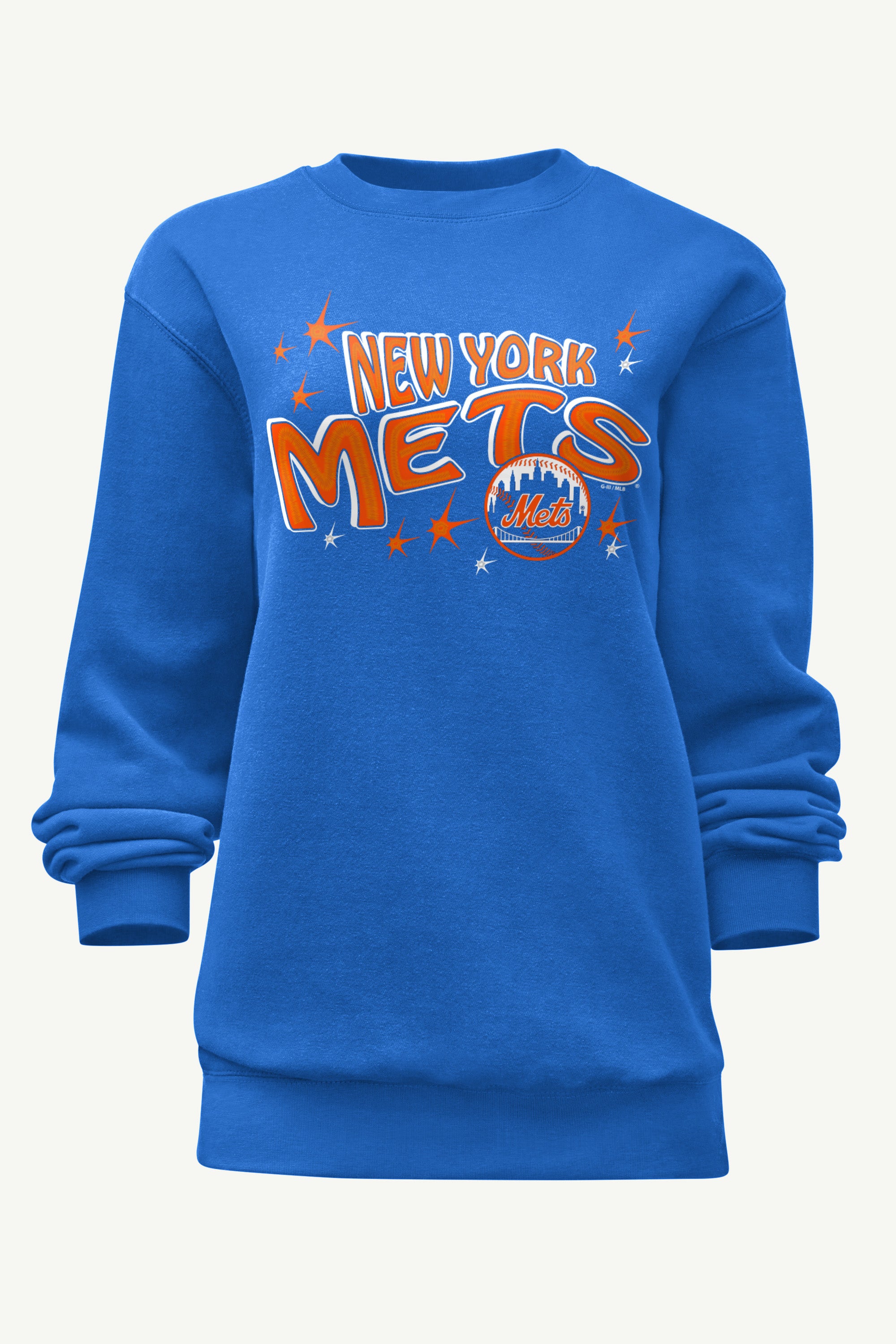 WOMENS NEW YORK METS FIREWORKS SWEATSHIRT View 1 | New York Mets WOMENS NEW YORK METS FIREWORKS SWEATSHIRT View 1 | New York Mets