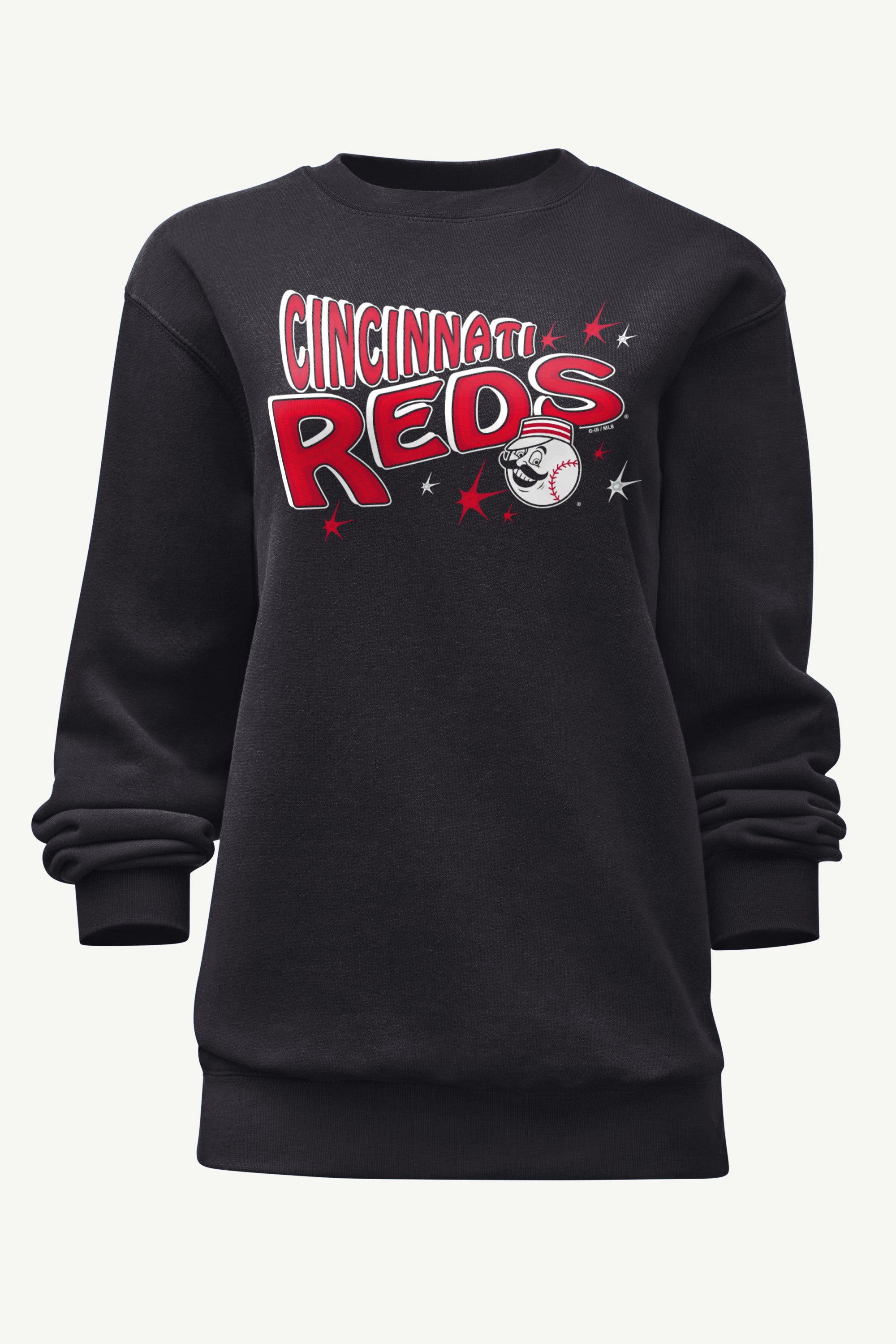 WOMENS CINCINNATI REDS FIREWORKS SWEATSHIRT View 1 WOMENS CINCINNATI REDS FIREWORKS SWEATSHIRT View 1