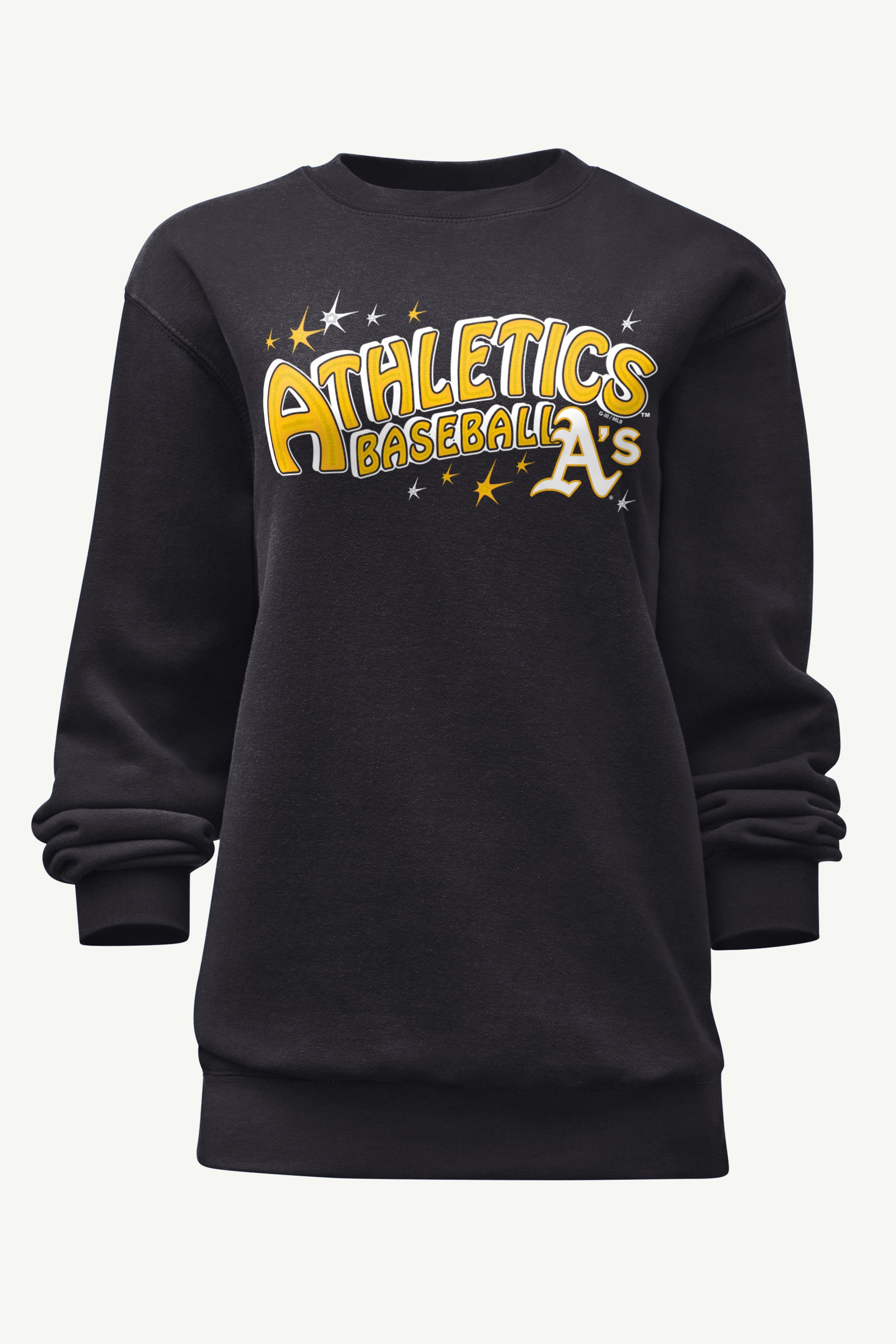 WOMENS OAKLAND ATHLETICS FIREWORKS SWEATSHIRT View 1 WOMENS OAKLAND ATHLETICS FIREWORKS SWEATSHIRT View 1