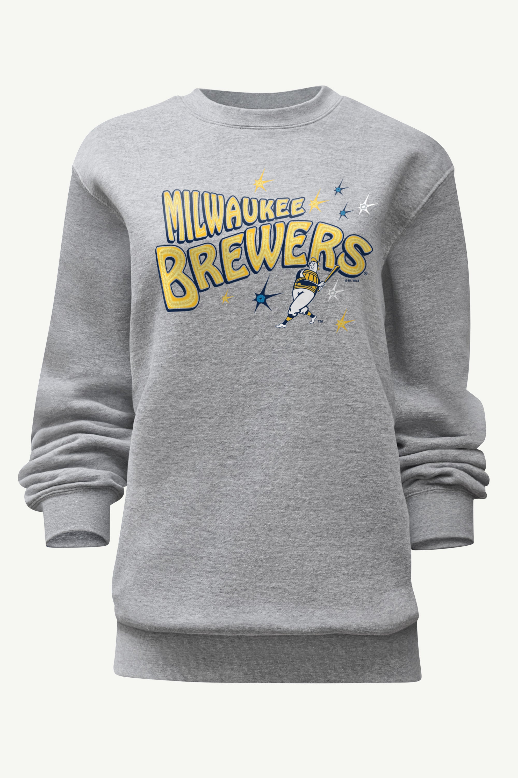 WOMENS MILWAUKEE BREWERS FIREWORKS SWEATSHIRT View 1 | Milwaukee Brewers WOMENS MILWAUKEE BREWERS FIREWORKS SWEATSHIRT View 1 | Milwaukee Brewers