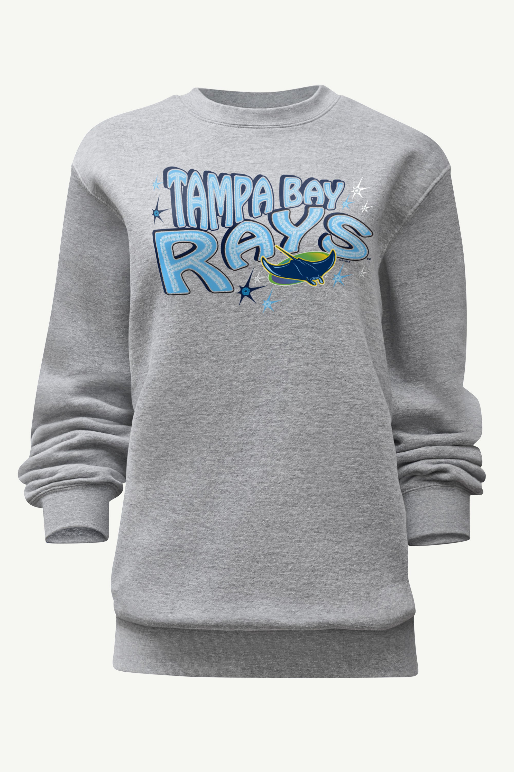 WOMENS TAMPA BAY RAYS FIREWORKS SWEATSHIRT View 1 | Tampa Bay Rays WOMENS TAMPA BAY RAYS FIREWORKS SWEATSHIRT View 1 | Tampa Bay Rays