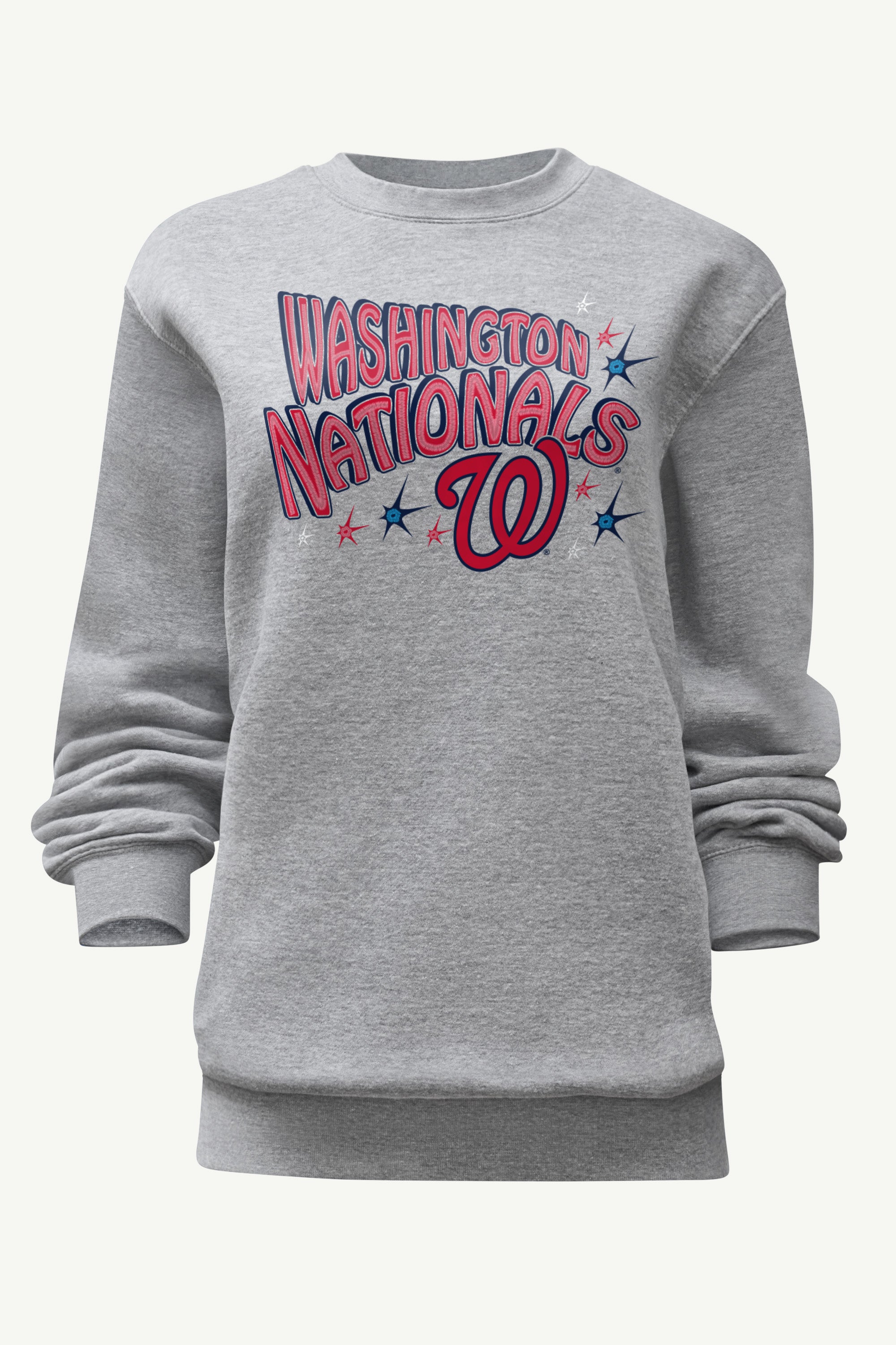 WOMENS WASHINGTON NATIONALS FIREWORKS SWEATSHIRT View 1 | Washington Nationals WOMENS WASHINGTON NATIONALS FIREWORKS SWEATSHIRT View 1 | Washington Nationals