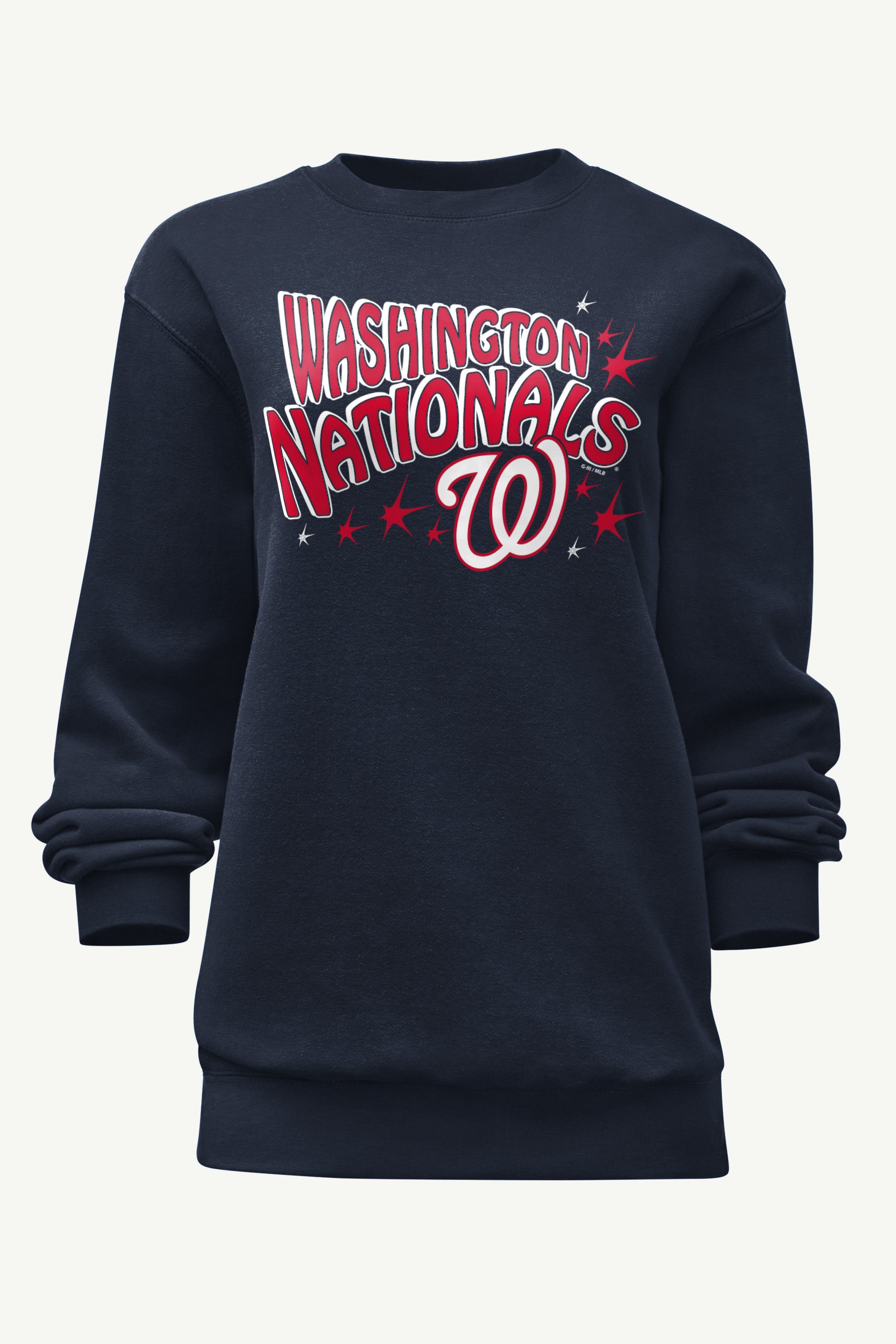 WOMENS WASHINGTON NATIONALS FIREWORKS SWEATSHIRT View 1 | Washington Nationals WOMENS WASHINGTON NATIONALS FIREWORKS SWEATSHIRT View 1 | Washington Nationals