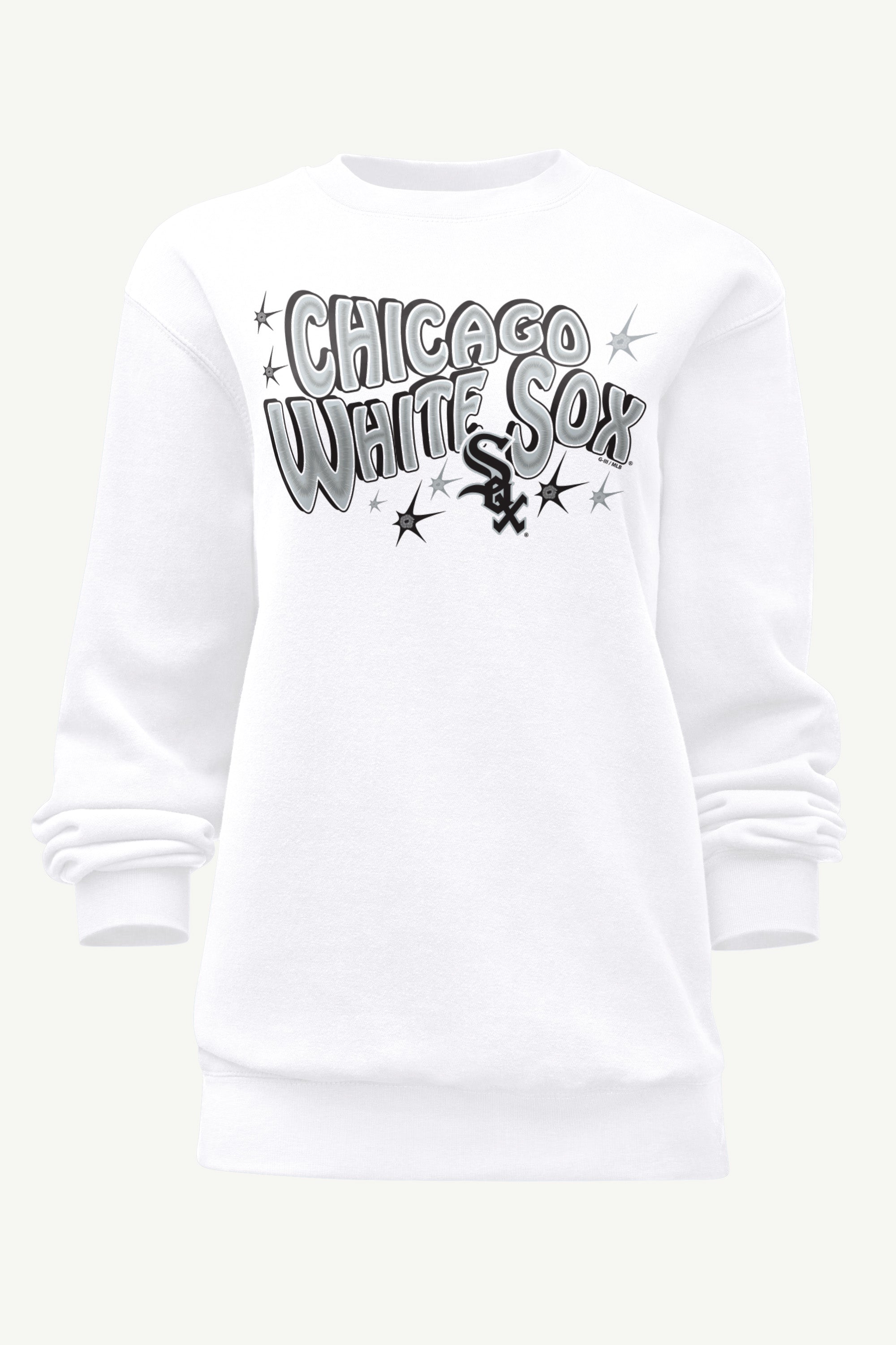 WOMENS CHICAGO WHITE SOX FIREWORKS SWEATSHIRT View 1 | Chicago White Sox WOMENS CHICAGO WHITE SOX FIREWORKS SWEATSHIRT View 1 | Chicago White Sox