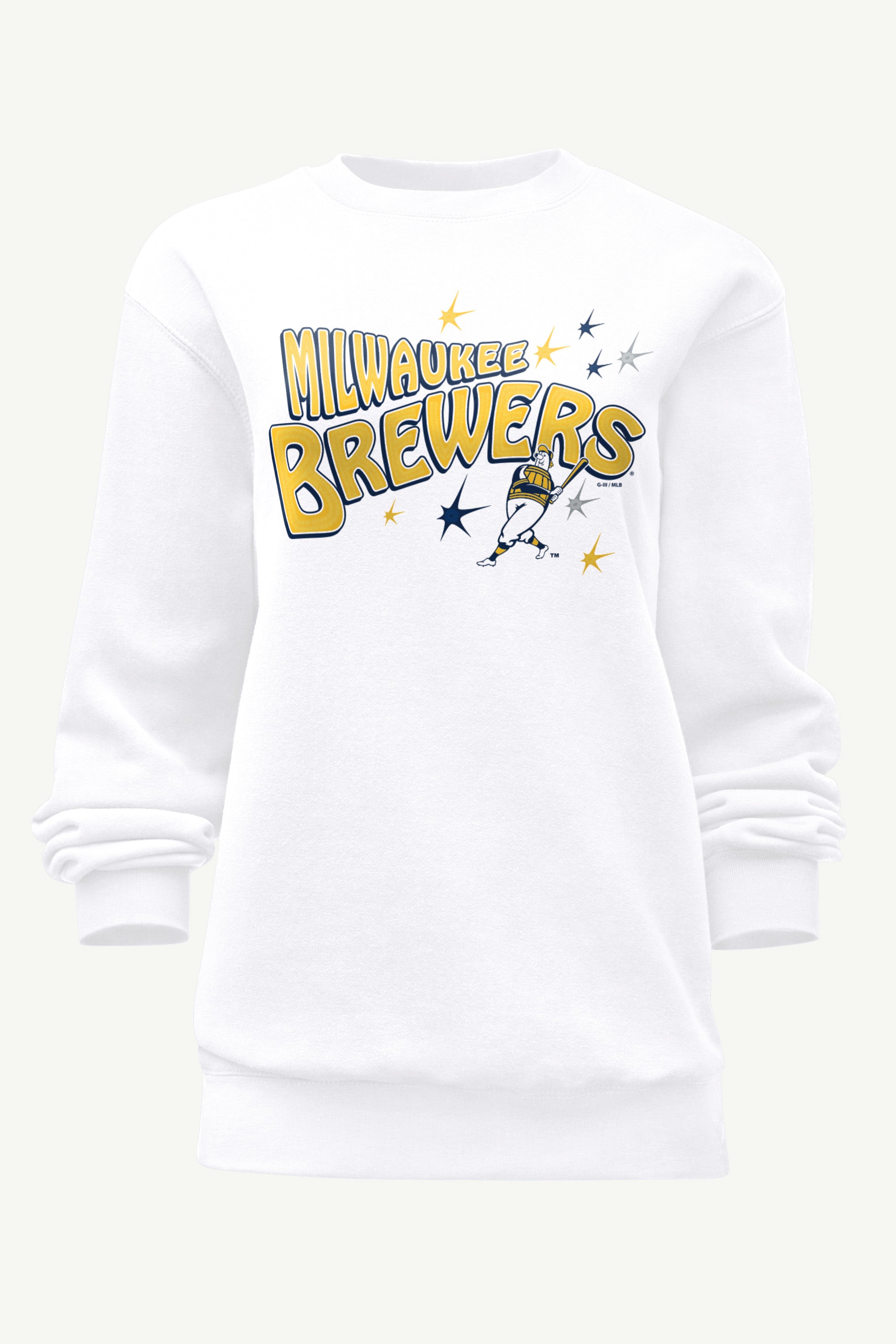 WOMENS MILWAUKEE BREWERS FIREWORKS SWEATSHIRT View 1 | Milwaukee Brewers WOMENS MILWAUKEE BREWERS FIREWORKS SWEATSHIRT View 1 | Milwaukee Brewers