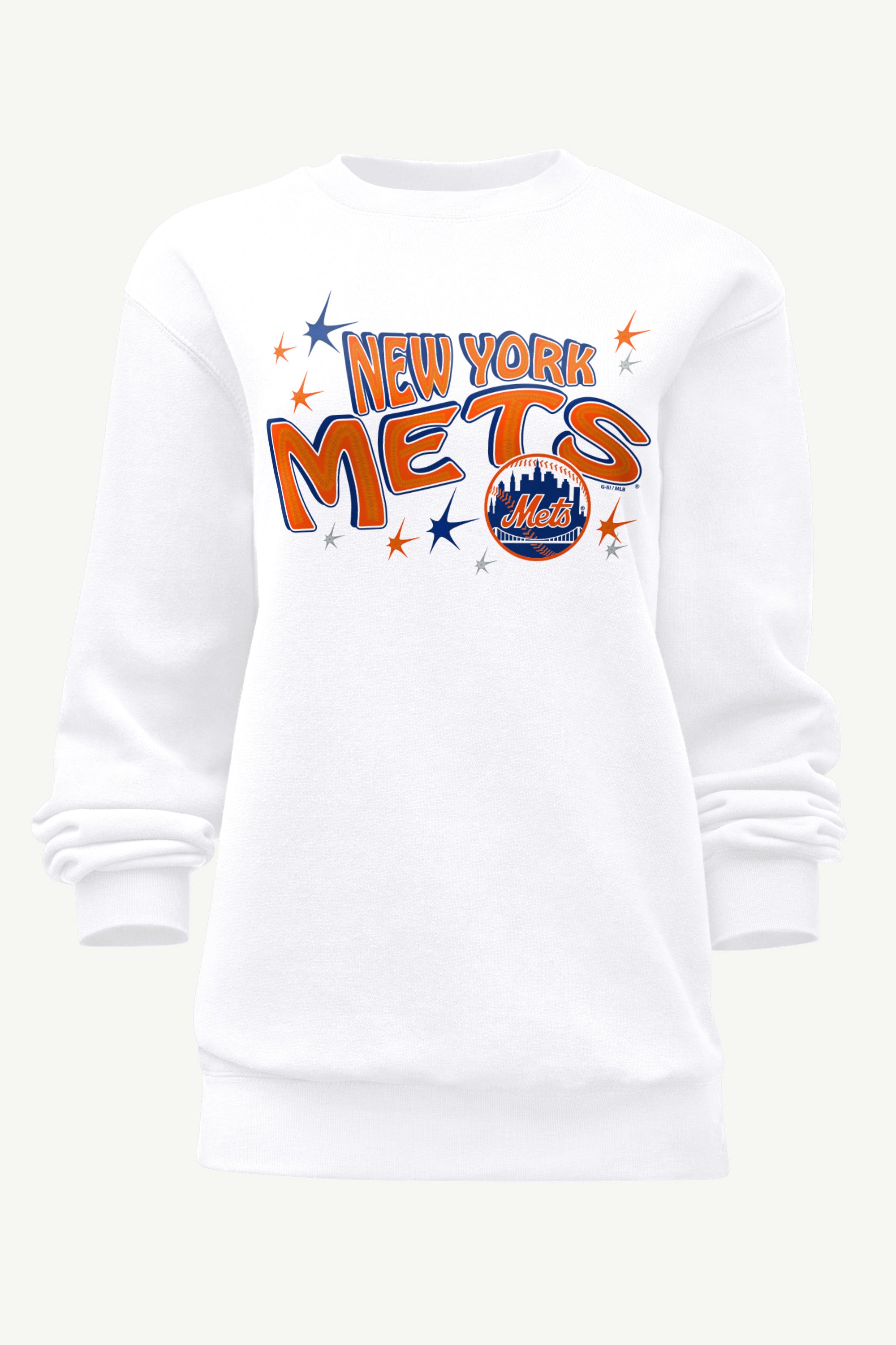 WOMENS NEW YORK METS FIREWORKS SWEATSHIRT View 1 | New York Mets WOMENS NEW YORK METS FIREWORKS SWEATSHIRT View 1 | New York Mets