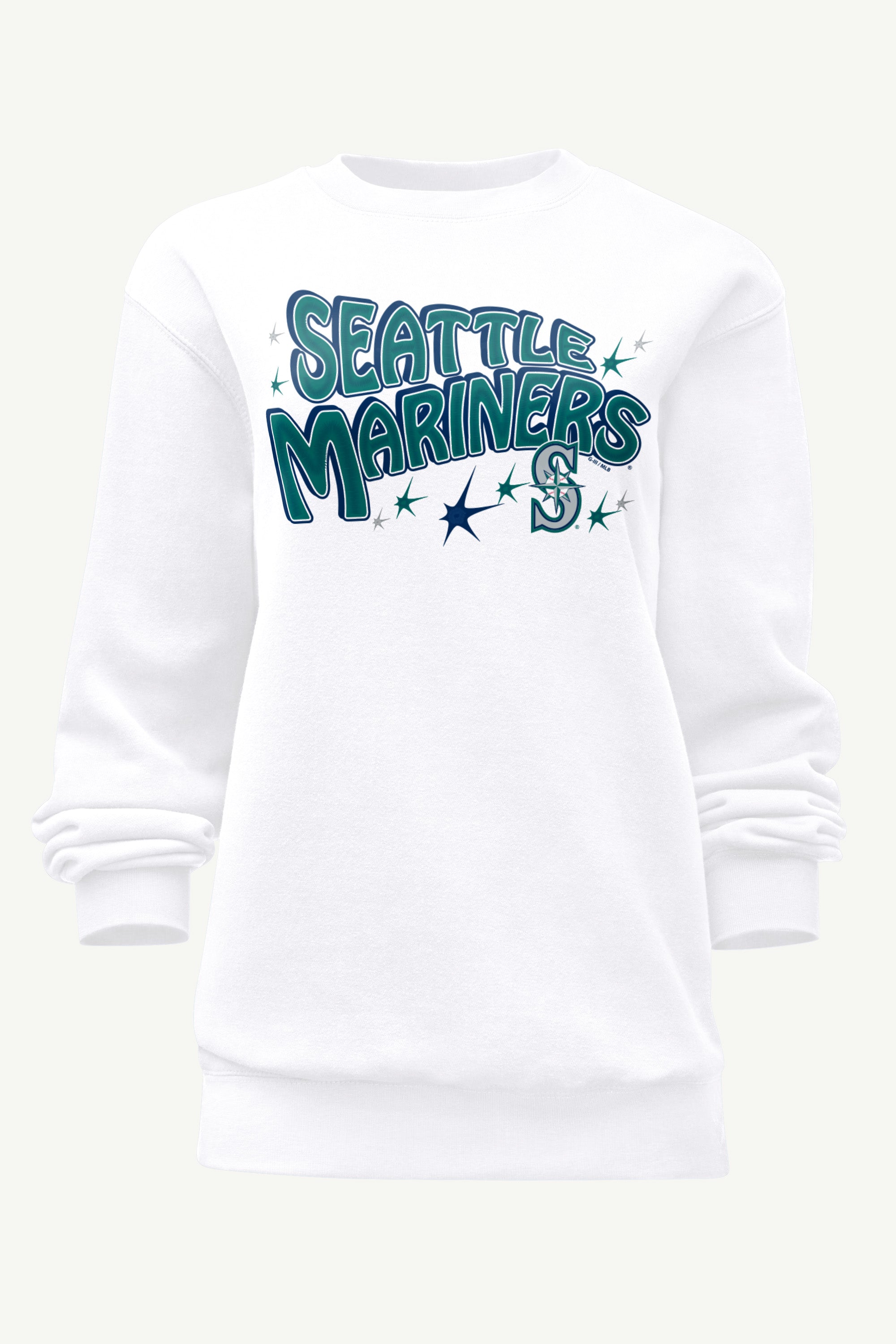 WOMENS SEATTLE MARINERS FIREWORKS SWEATSHIRT View 1 | Seattle Mariners WOMENS SEATTLE MARINERS FIREWORKS SWEATSHIRT View 1 | Seattle Mariners